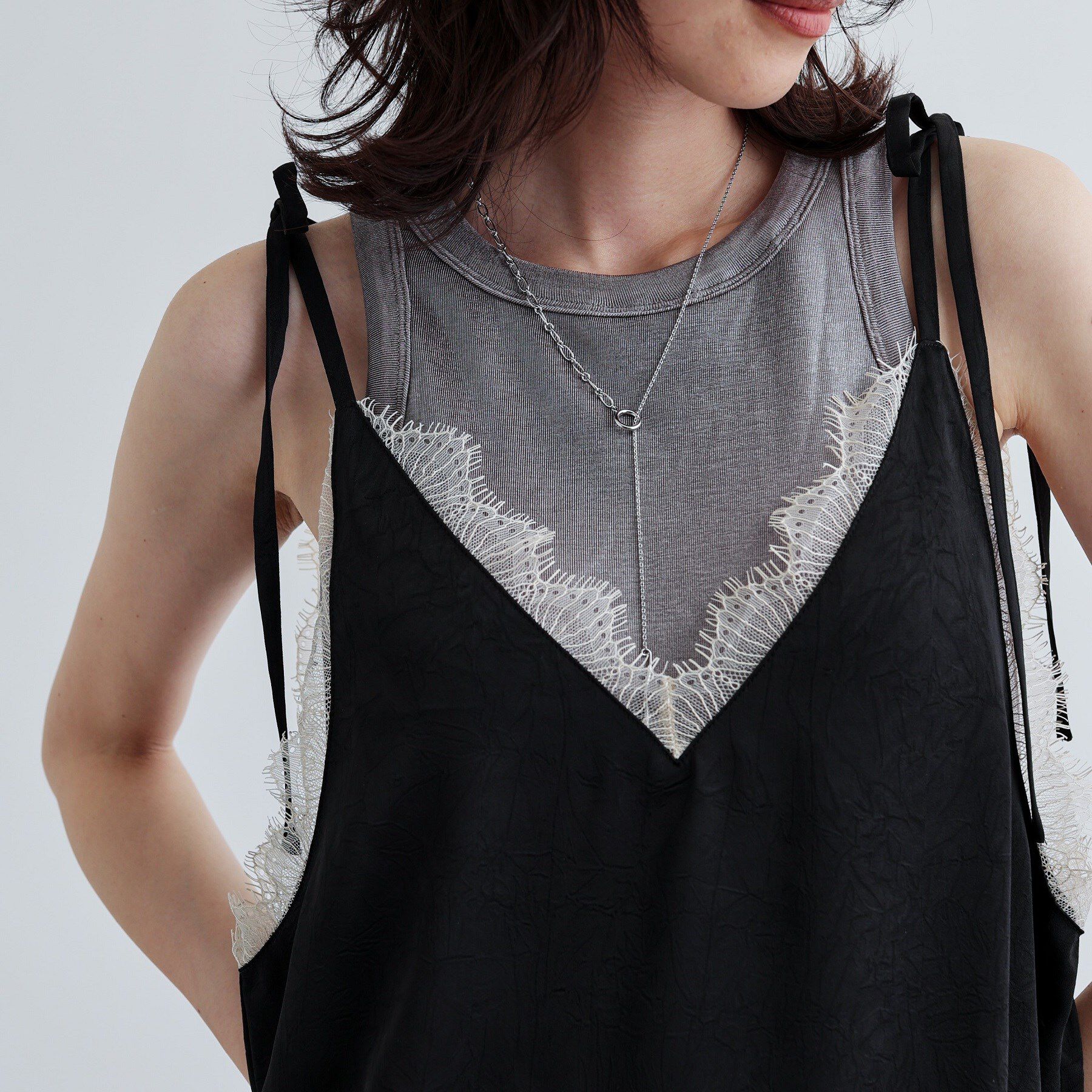 GALLEST「ランジェリーキャミブラウス」|シャツ・ブラウス|