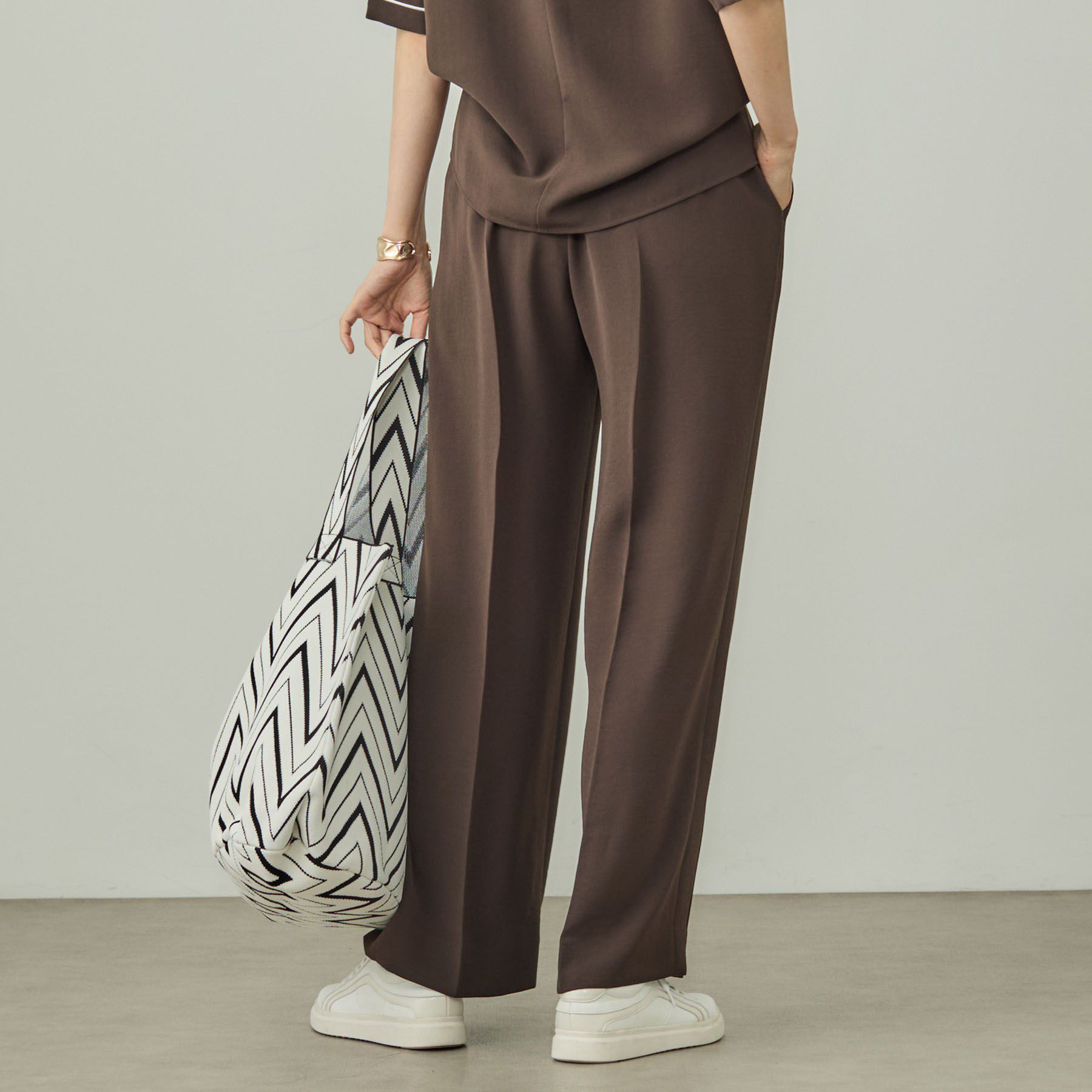 INDIVI「【洗える／UVケア】ワイドパンツ」|その他|