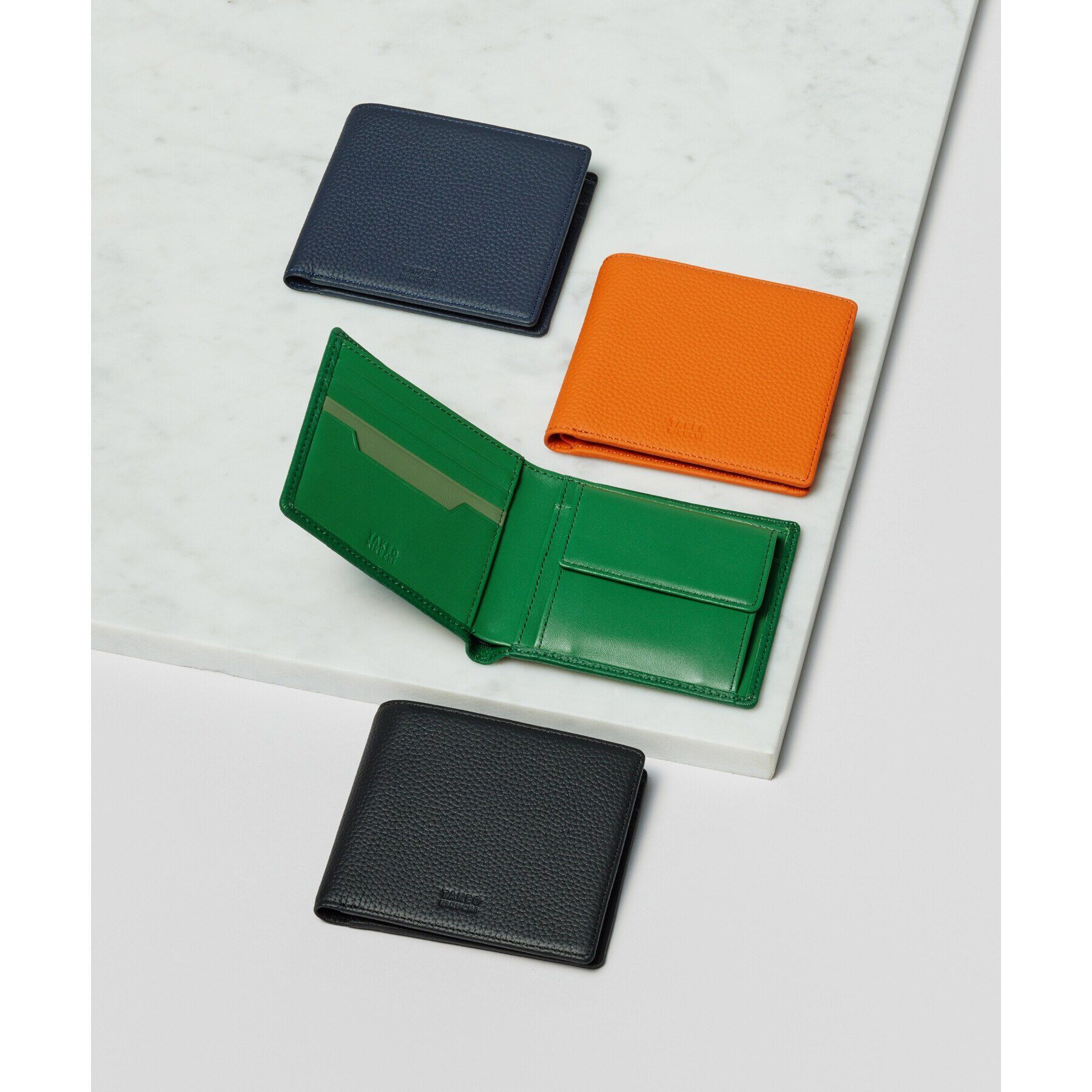 TAKEO KIKUCHI「ソフトシュリンクレザー 二つ折り財布」|財布|