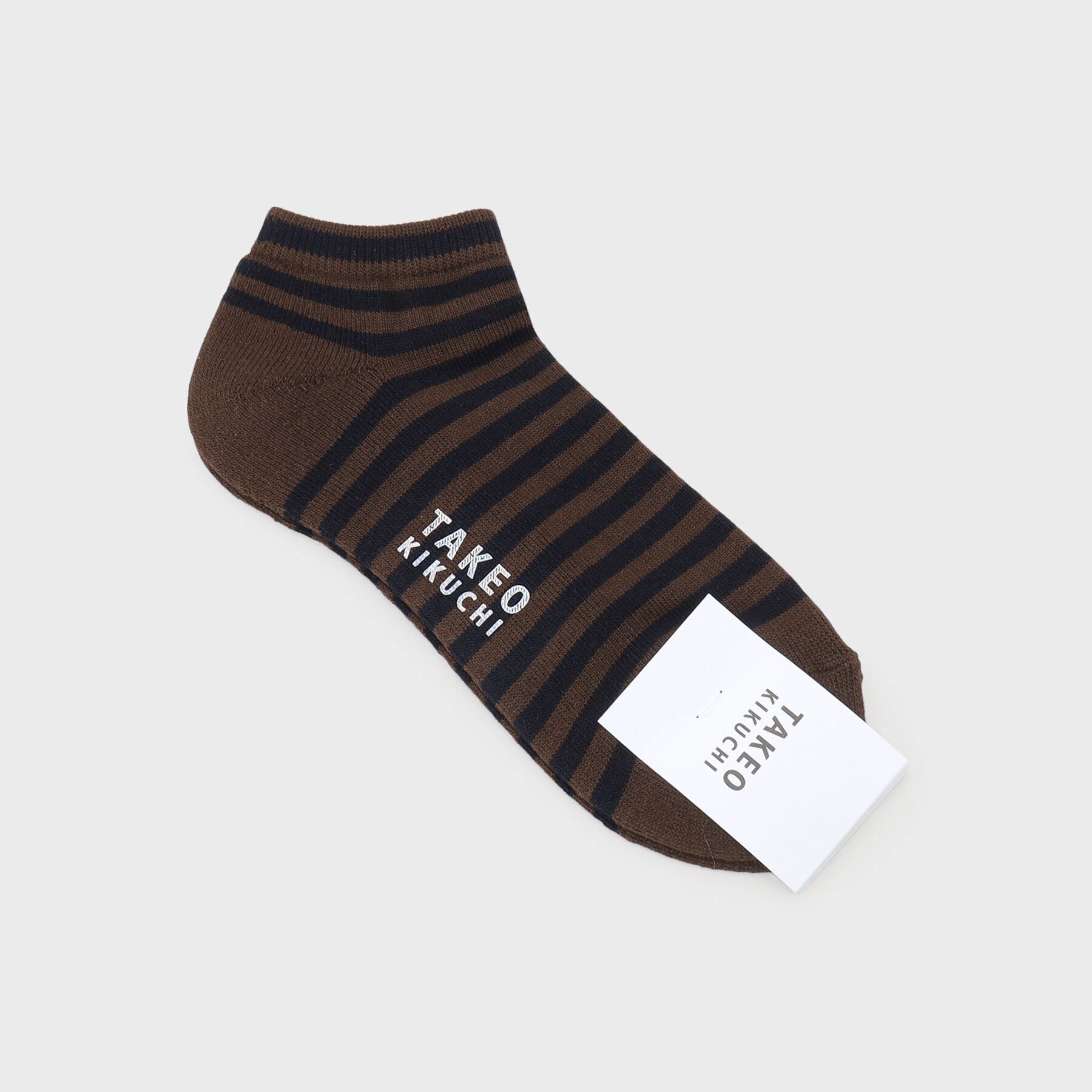 TAKEO KIKUCHI「ボーダーショートソックス」|ソックス|ﾌﾞﾗｳﾝ(343)