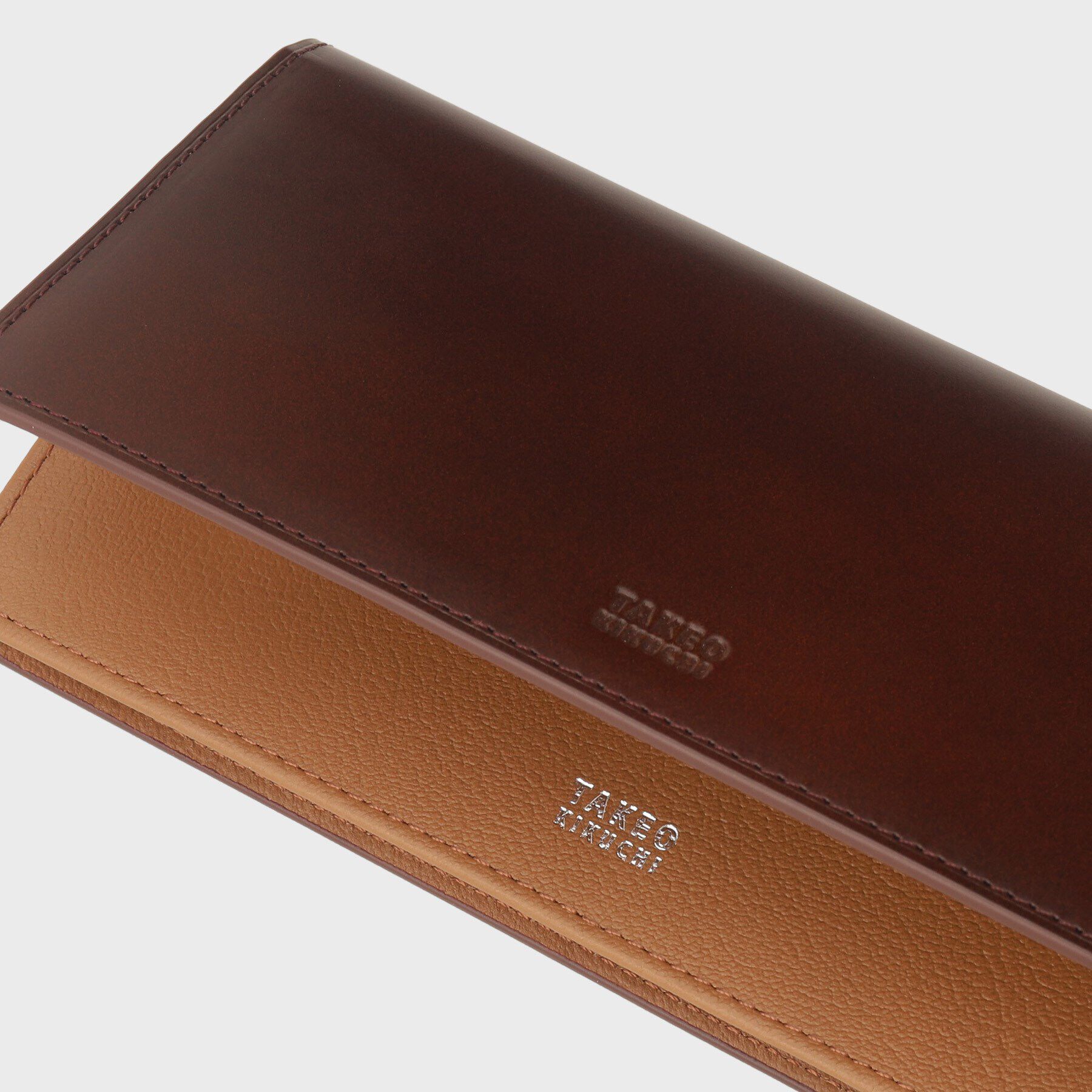 TAKEO KIKUCHI「ヘビタンレザー 2つ折り長財布」|財布|