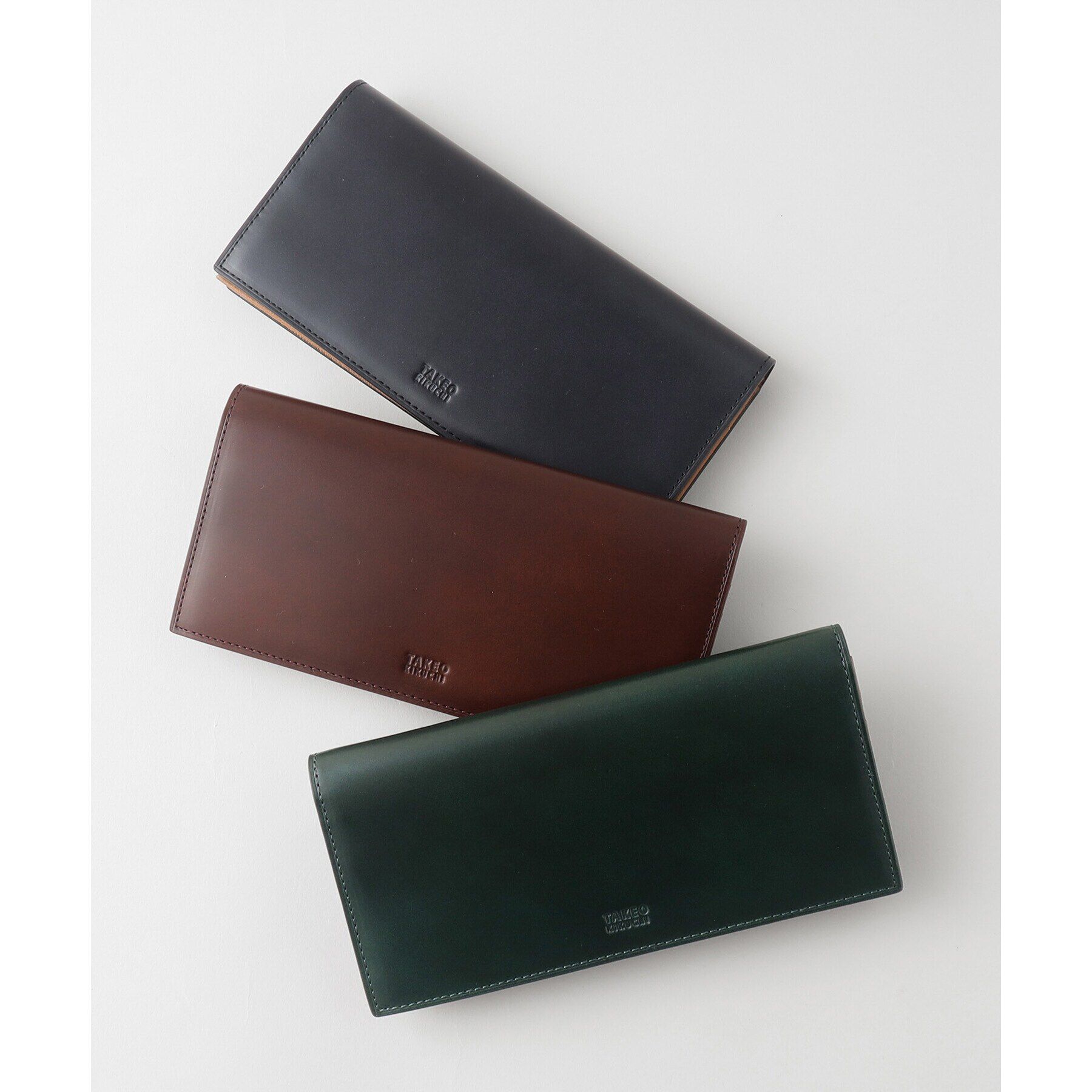 TAKEO KIKUCHI「ヘビタンレザー 2つ折り長財布」|財布|