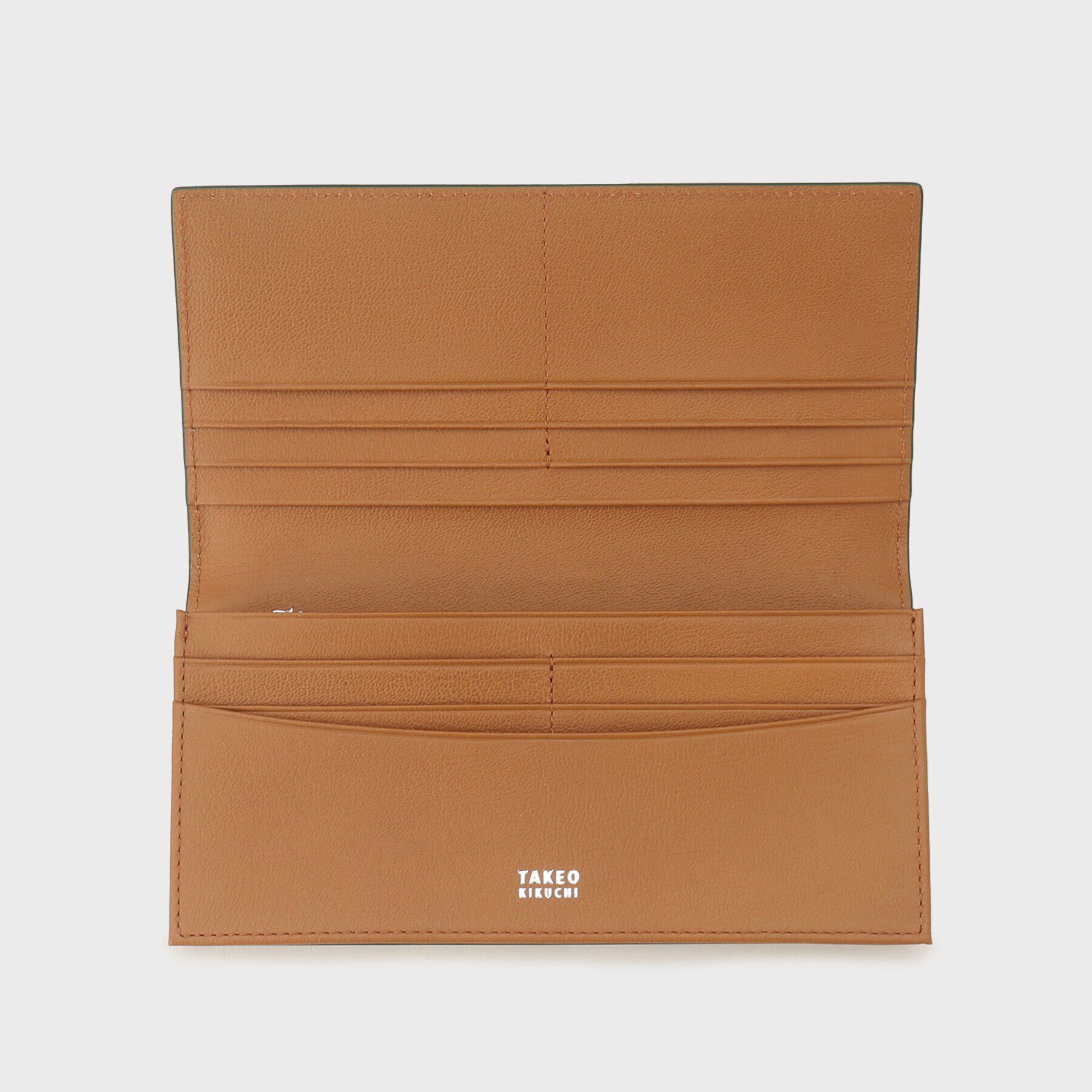 TAKEO KIKUCHI「ヘビタンレザー 2つ折り長財布」|財布|