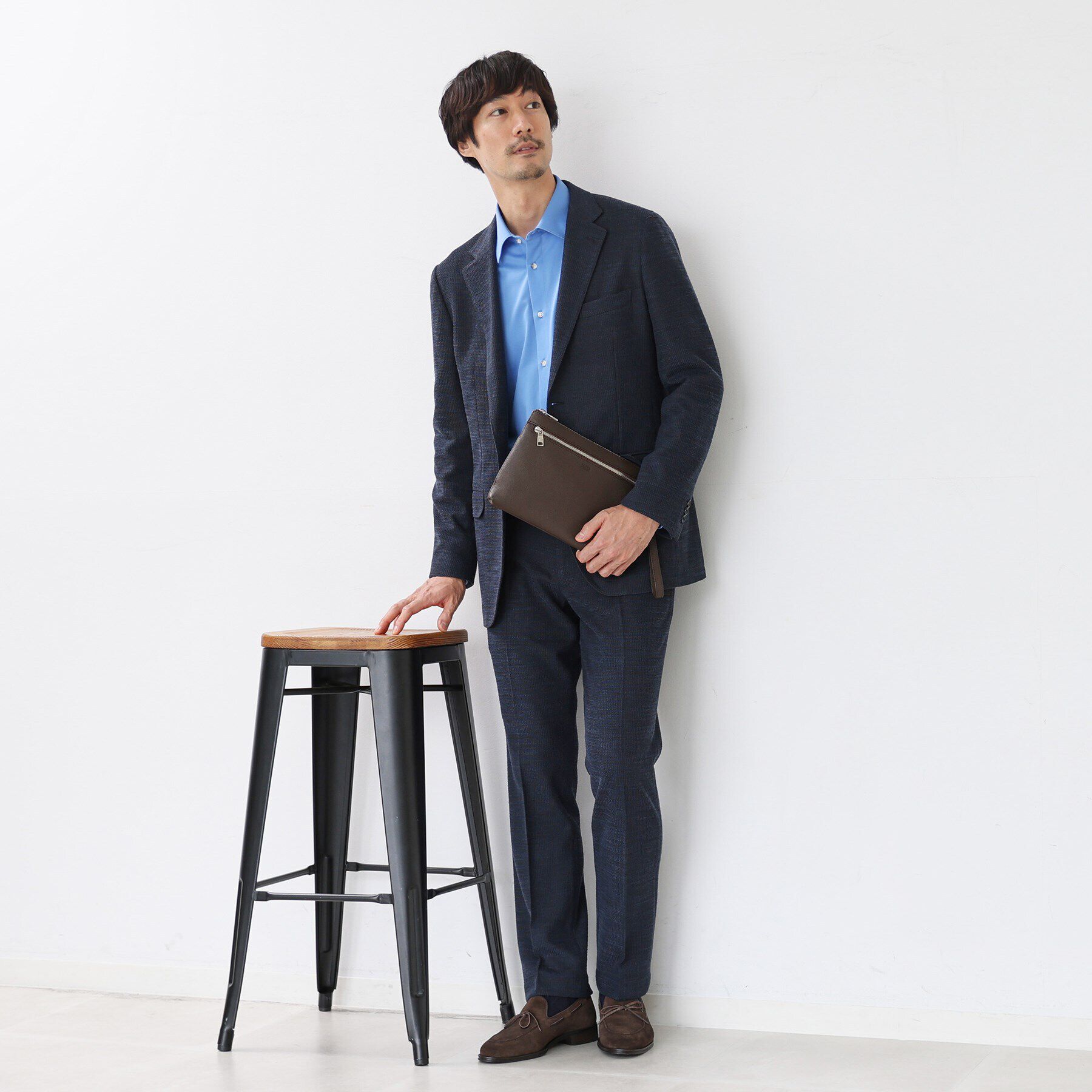 TAKEO KIKUCHI「【2WAY】レザー クラッチバッグ」|クラッチバッグ|