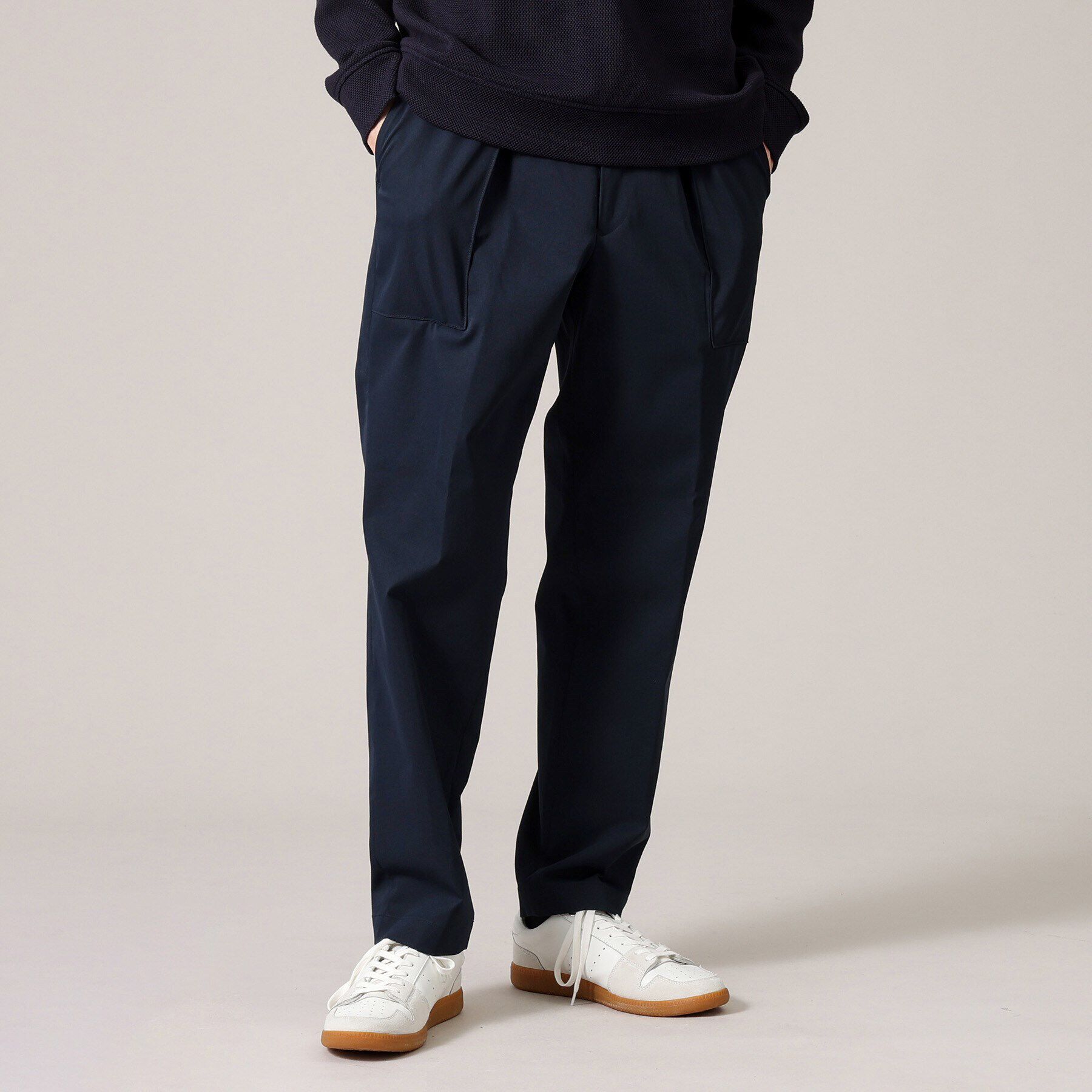 TAKEO KIKUCHI「ベイカー イージーパンツ」|その他|ネイビー(094)