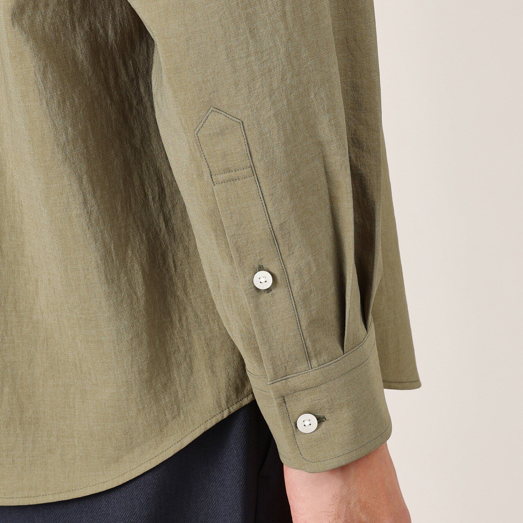 TAKEO KIKUCHI「【Made in JAPAN】麻調ショートカラーシャツ」|シャツ・ブラウス|