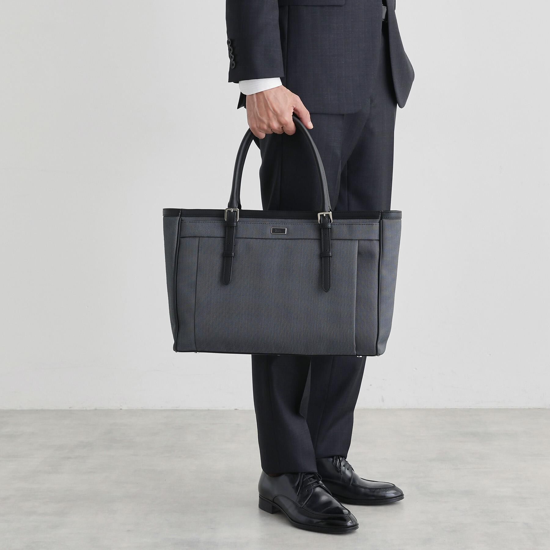 TAKEO KIKUCHI「メランジピンヘッド ブリーフトート」|ビジネスバッグ|