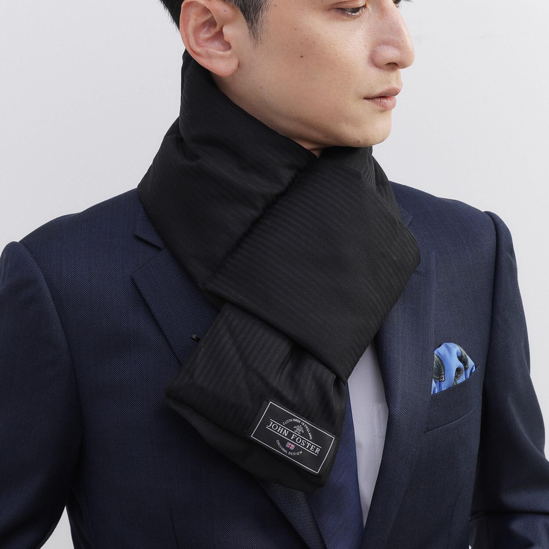 TAKEO KIKUCHI「インポートファブリック ダウンマフラー」|ストール|