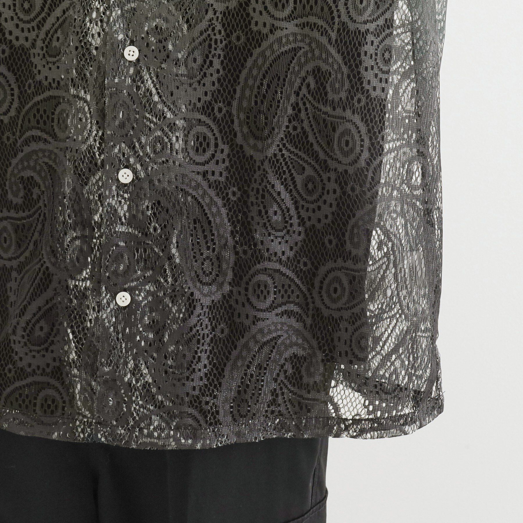 tk.TAKEO KIKUCHI「グラデペイズリーレースシャツ」|シャツ・ブラウス|