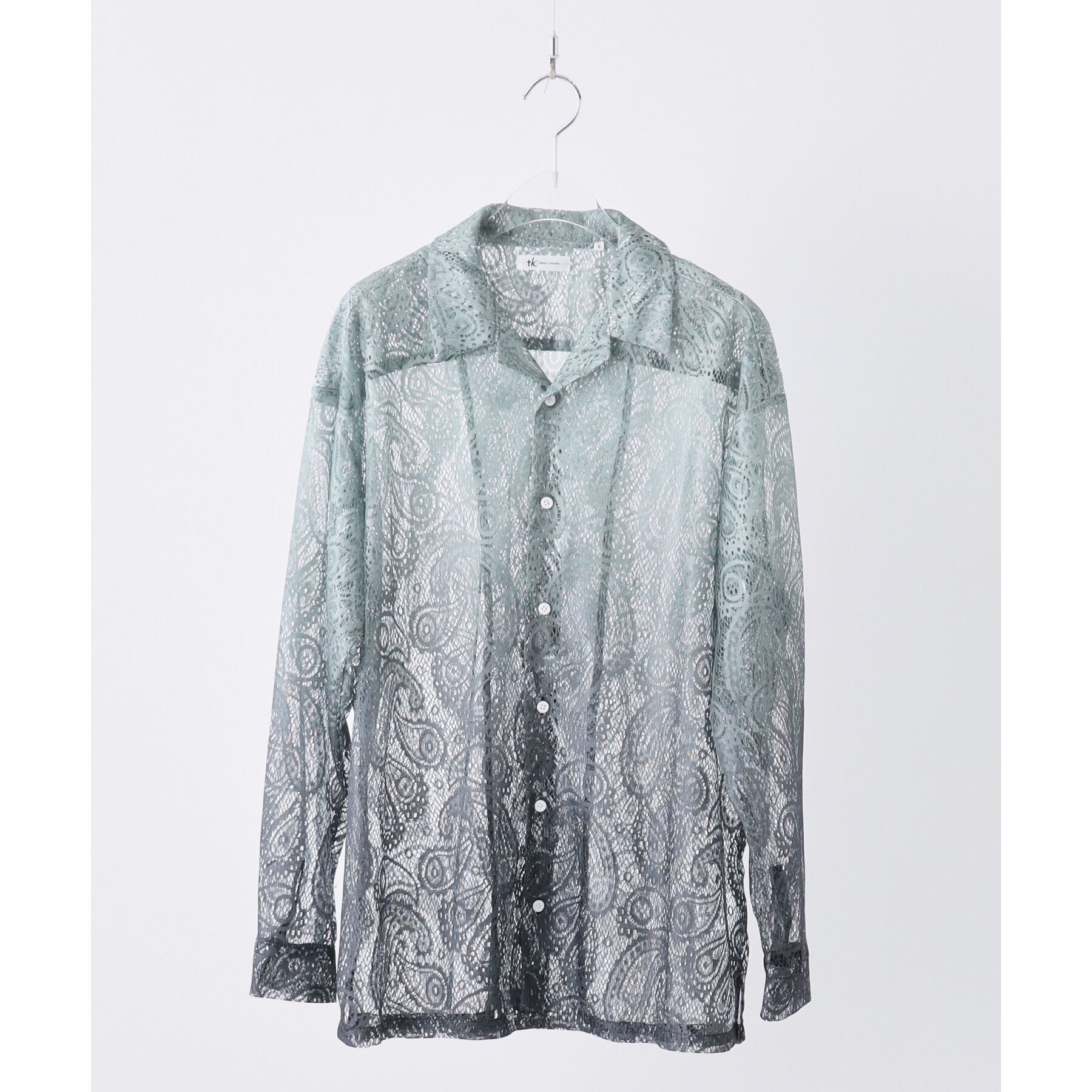 tk.TAKEO KIKUCHI「グラデペイズリーレースシャツ」|シャツ・ブラウス|