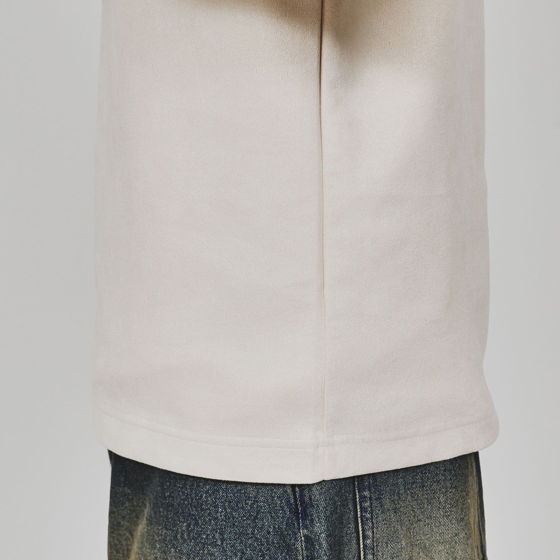 tk.TAKEO KIKUCHI「ポンチスエードハーフジップ」|Tシャツ・カットソー|