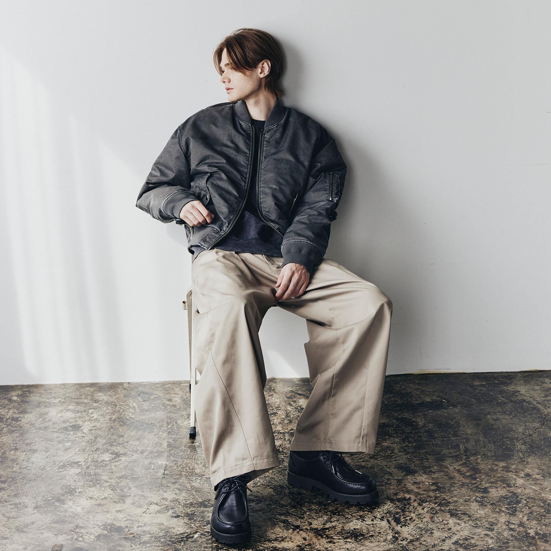 tk.TAKEO KIKUCHI「ヴィンテージライクMA‐1」|ブルゾン・スタジャン|