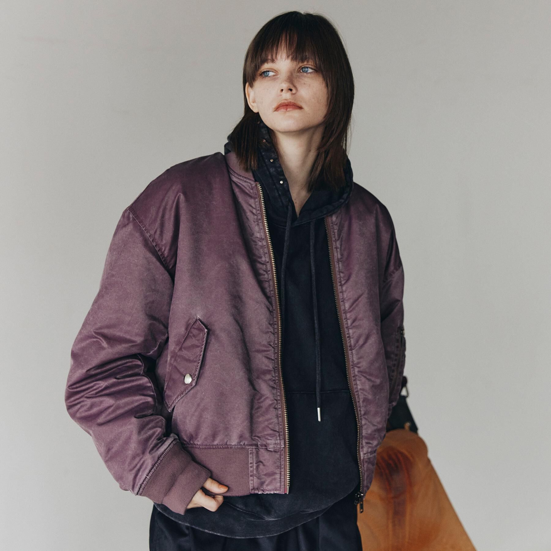 tk.TAKEO KIKUCHI「ヴィンテージライクMA‐1」|ブルゾン・スタジャン|