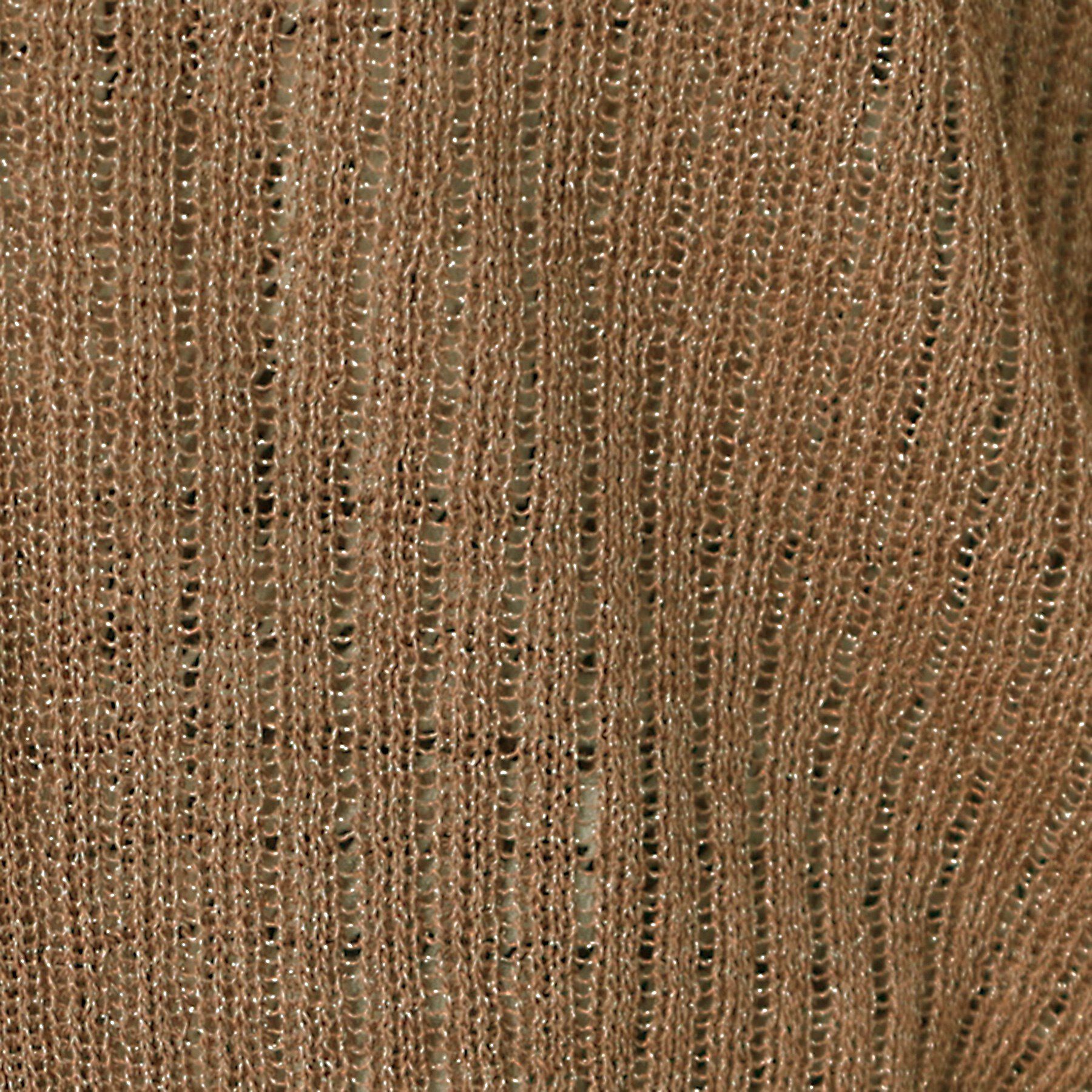 Couture broach「ラメリブVネックカーディガン」|カーディガン|