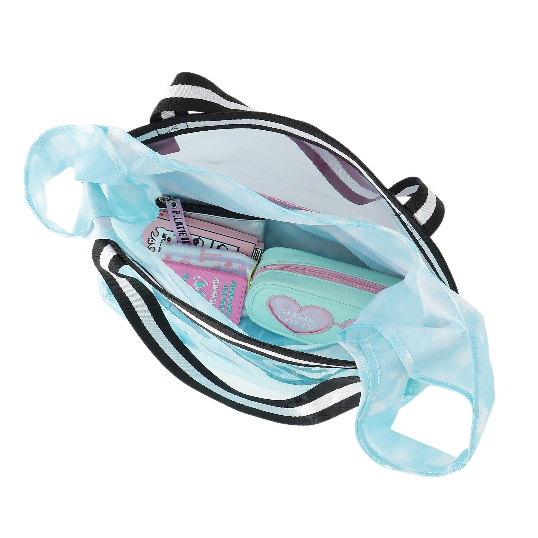 PINK-latte「【プールグッズ】エコバッグ付きクリアトート」|トートバッグ|