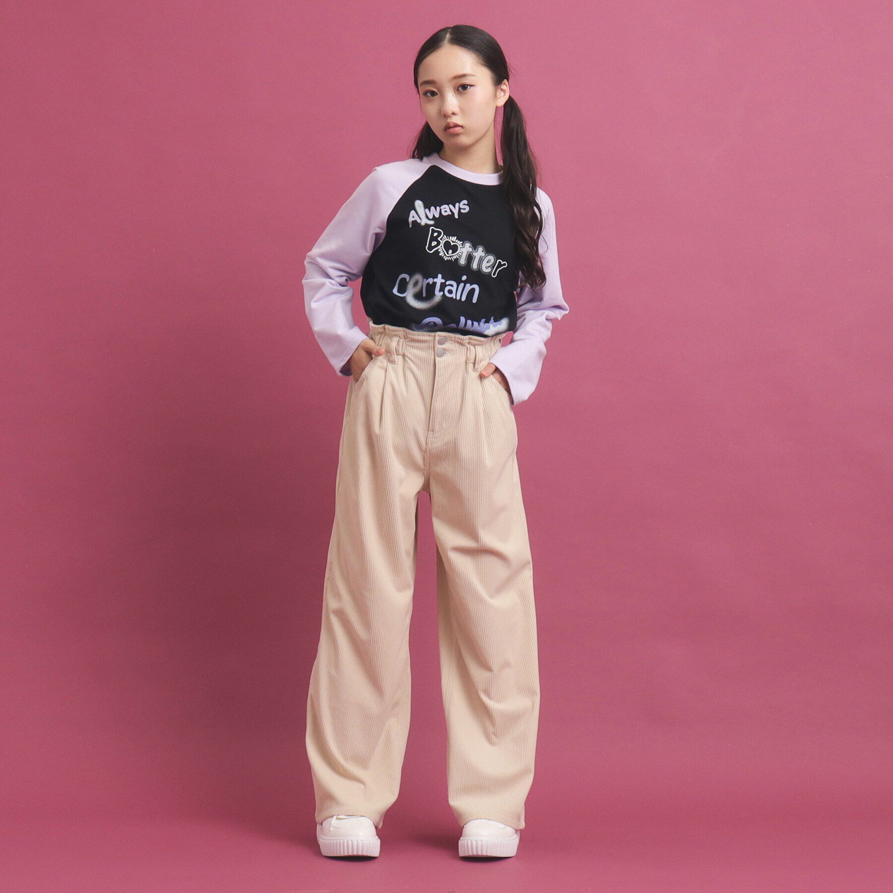 PINK-latte「ベーシック コーディロイタックパンツ」|その他|