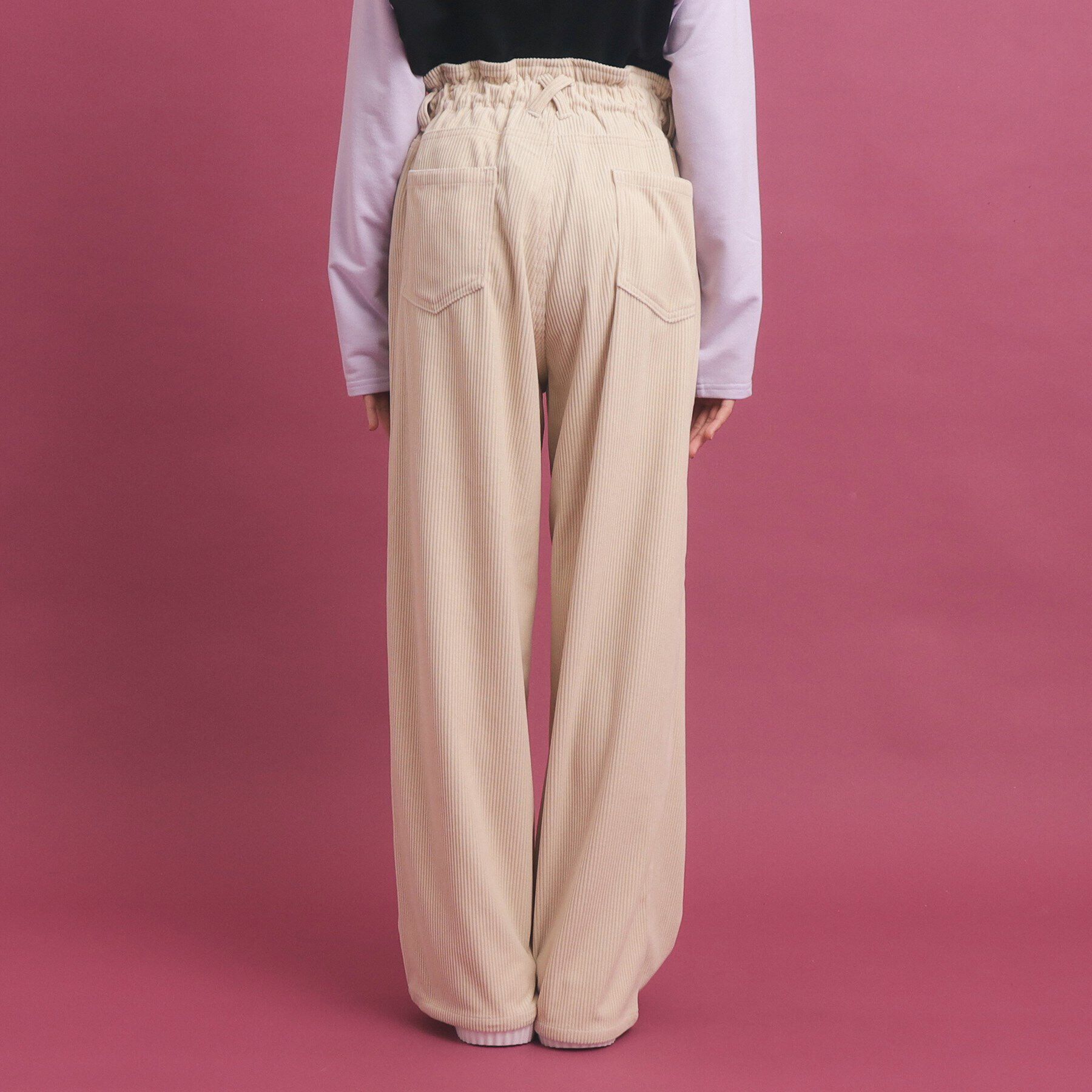 PINK-latte「ベーシック コーディロイタックパンツ」|その他|