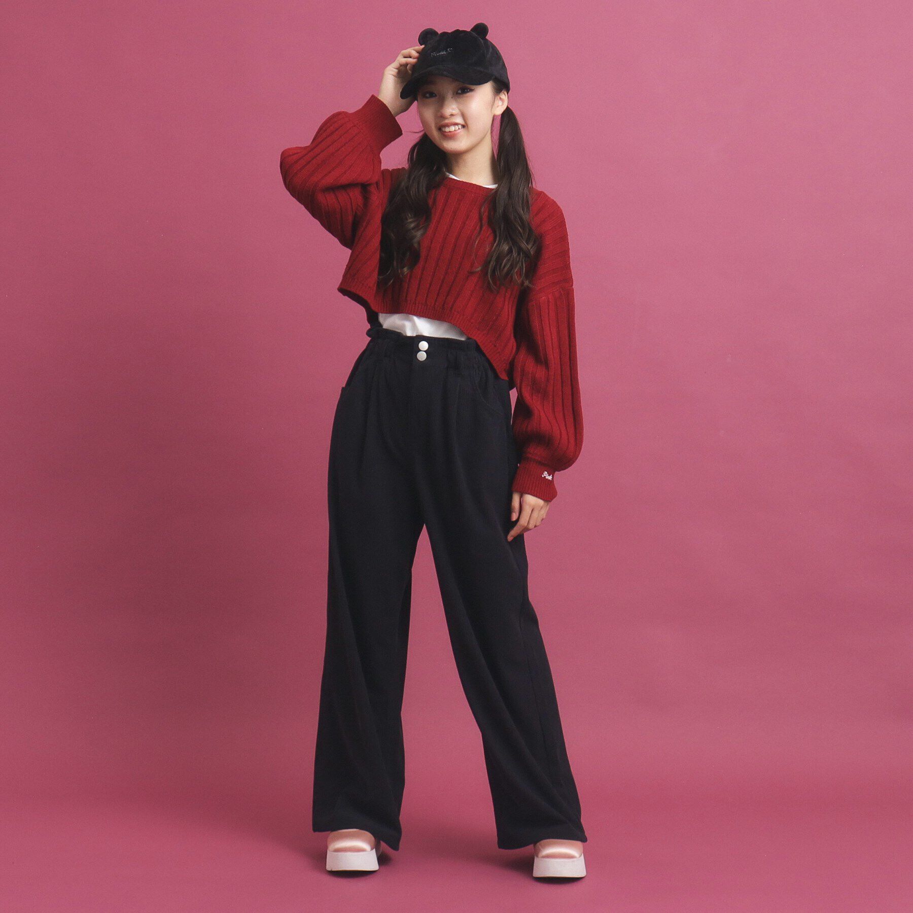 PINK-latte「ベーシック コーディロイタックパンツ」|その他|