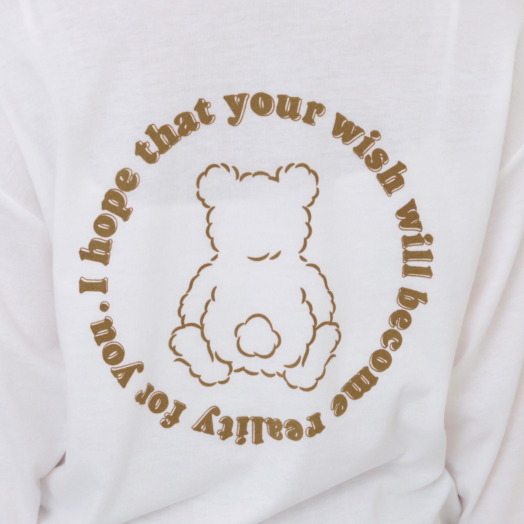 PINK-latte「フロッキーくまちゃんロンT」|Tシャツ・カットソー|