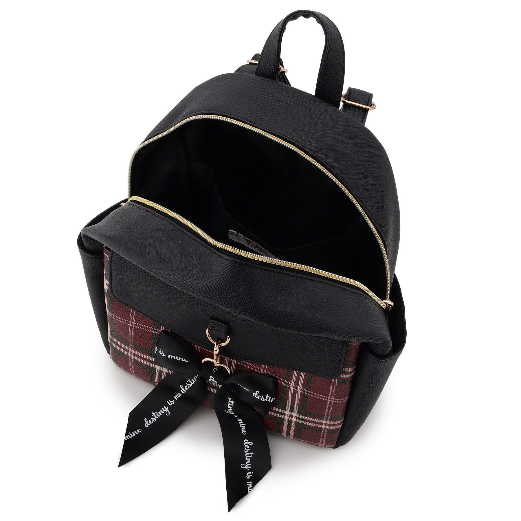 PINK-latte「フラップチェックミニリュック」|リュック|