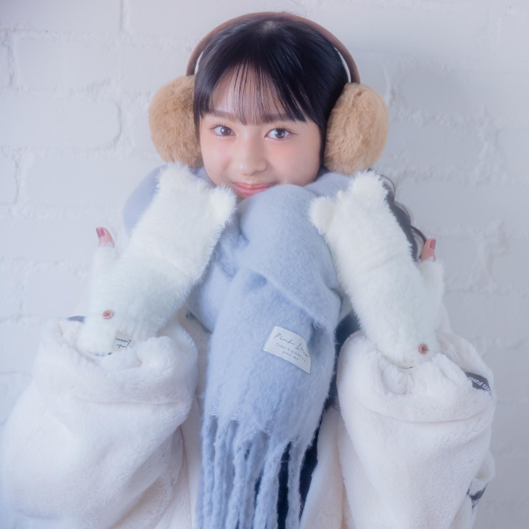 PINK-latte「もこもこイヤーマフ」|イヤーマフ|モカブラウン(042