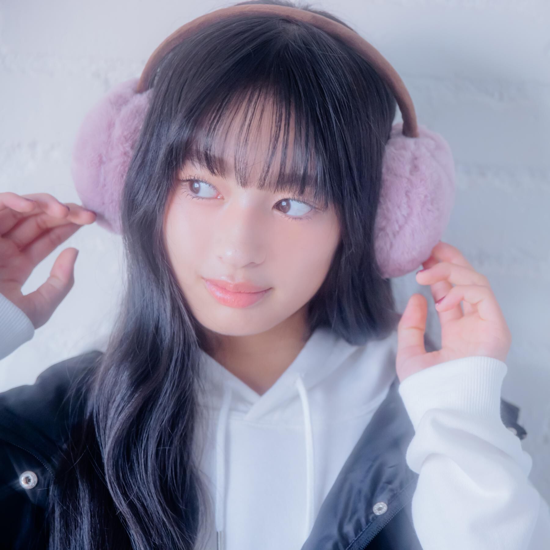 PINK-latte「もこもこイヤーマフ」|イヤーマフ|ピンク(071)