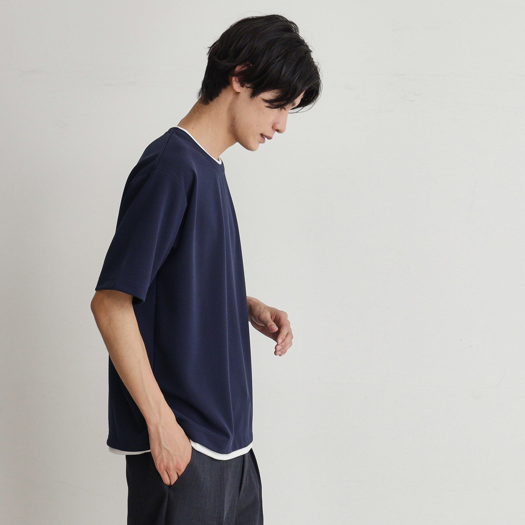 THE SHOP TK「アムンゼンフェイクプルオーバー」|Tシャツ・カットソー|