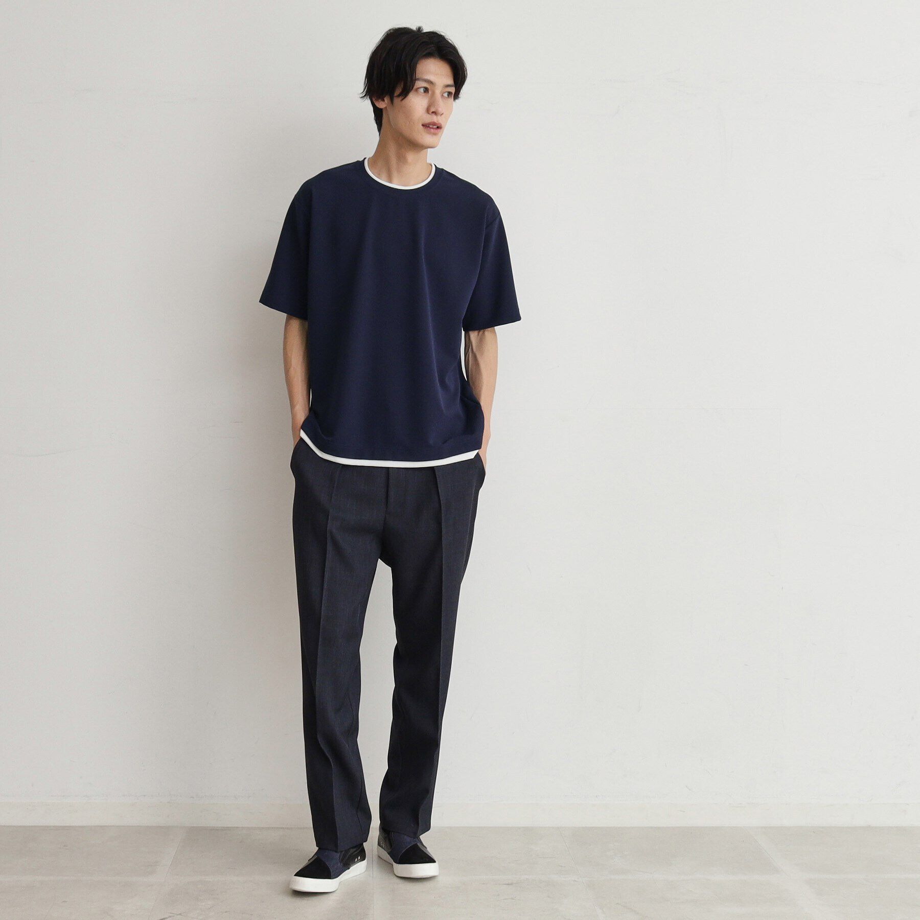 THE SHOP TK「アムンゼンフェイクプルオーバー」|Tシャツ・カットソー|