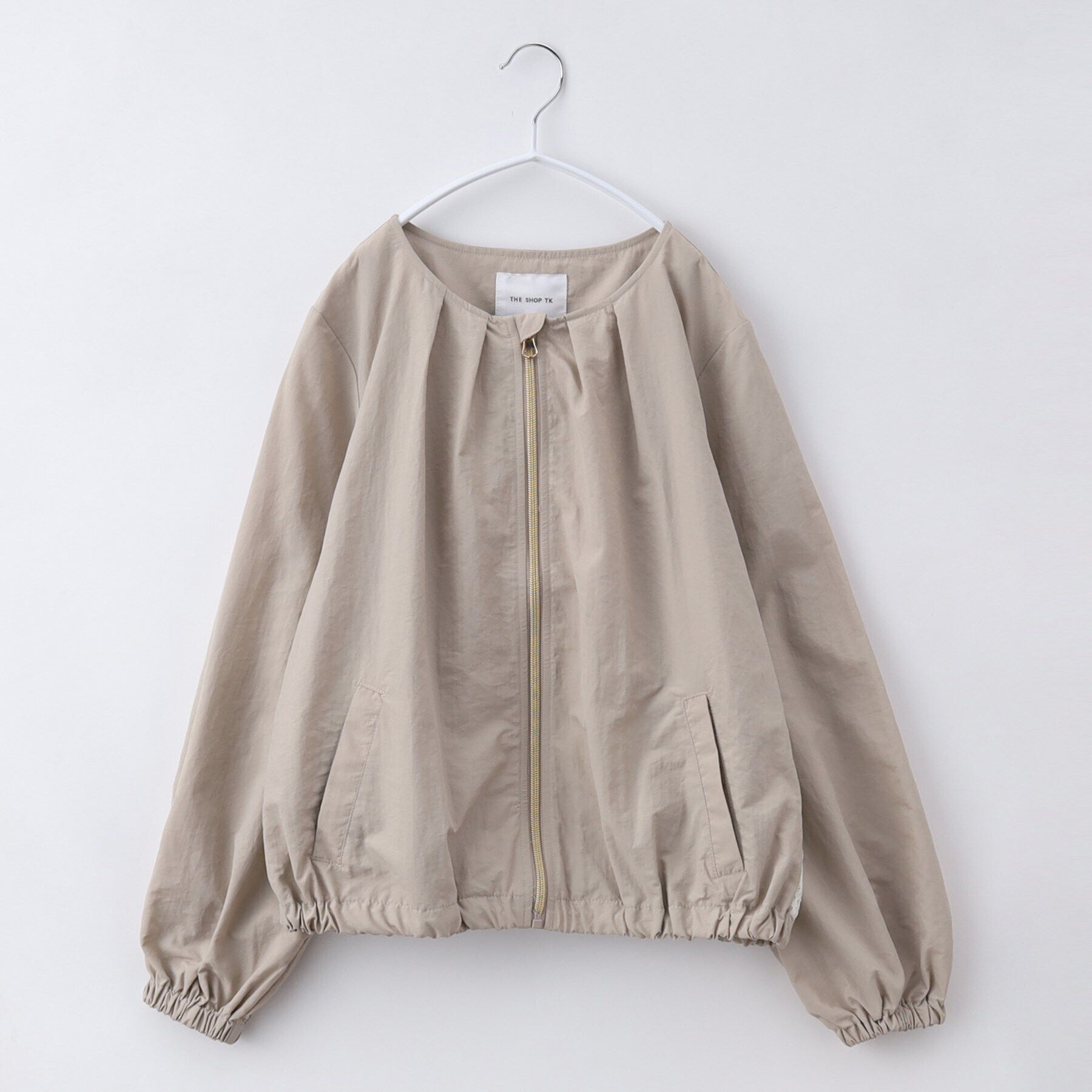 THE SHOP TK「【120-160/親子リンク】バックレースブルゾン/洗濯機OK」|ブルゾン・スタジャン|