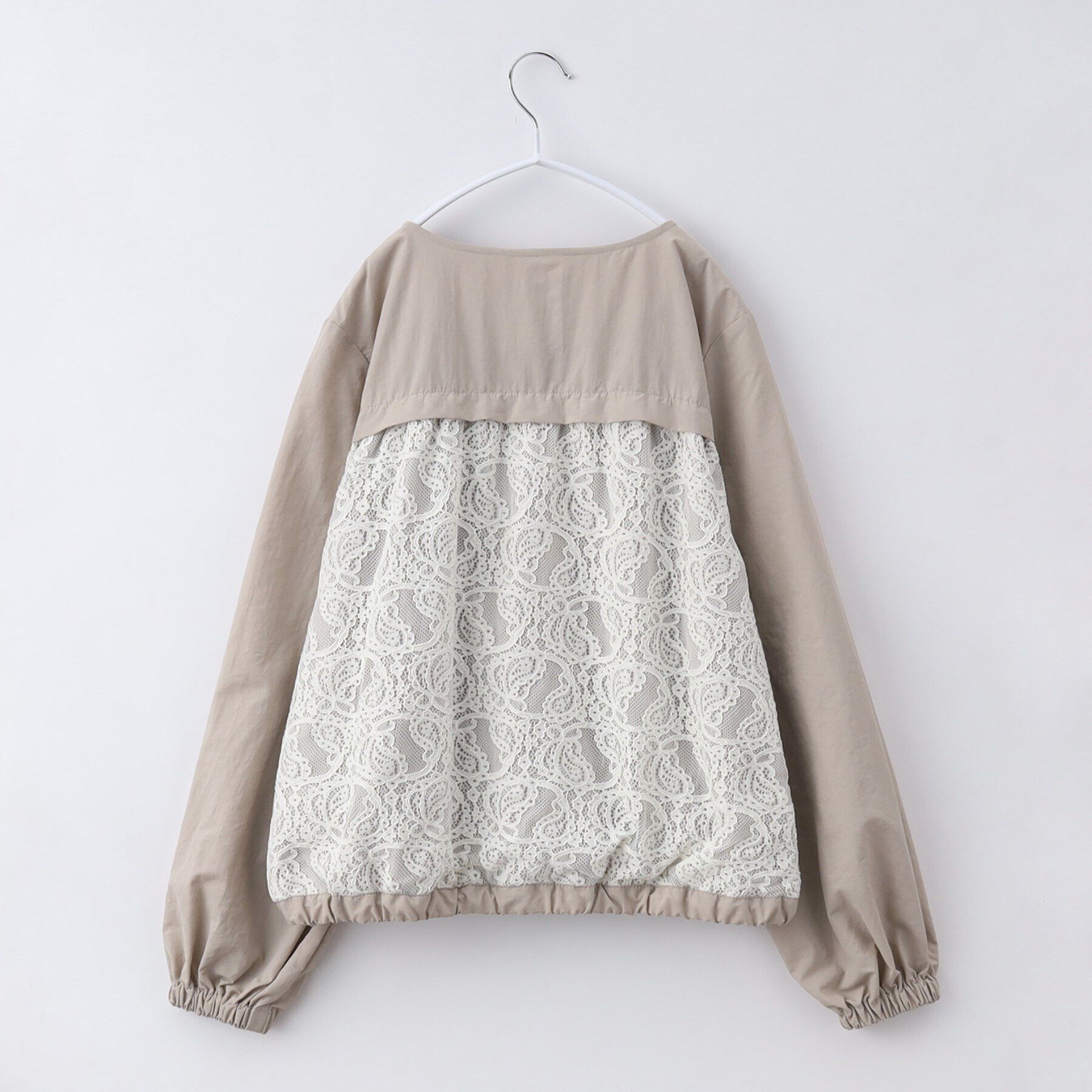 THE SHOP TK「【120-160/親子リンク】バックレースブルゾン/洗濯機OK」|ブルゾン・スタジャン|