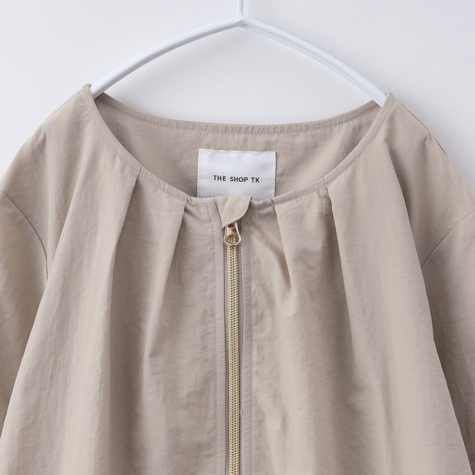 THE SHOP TK「【120-160/親子リンク】バックレースブルゾン/洗濯機OK」|ブルゾン・スタジャン|