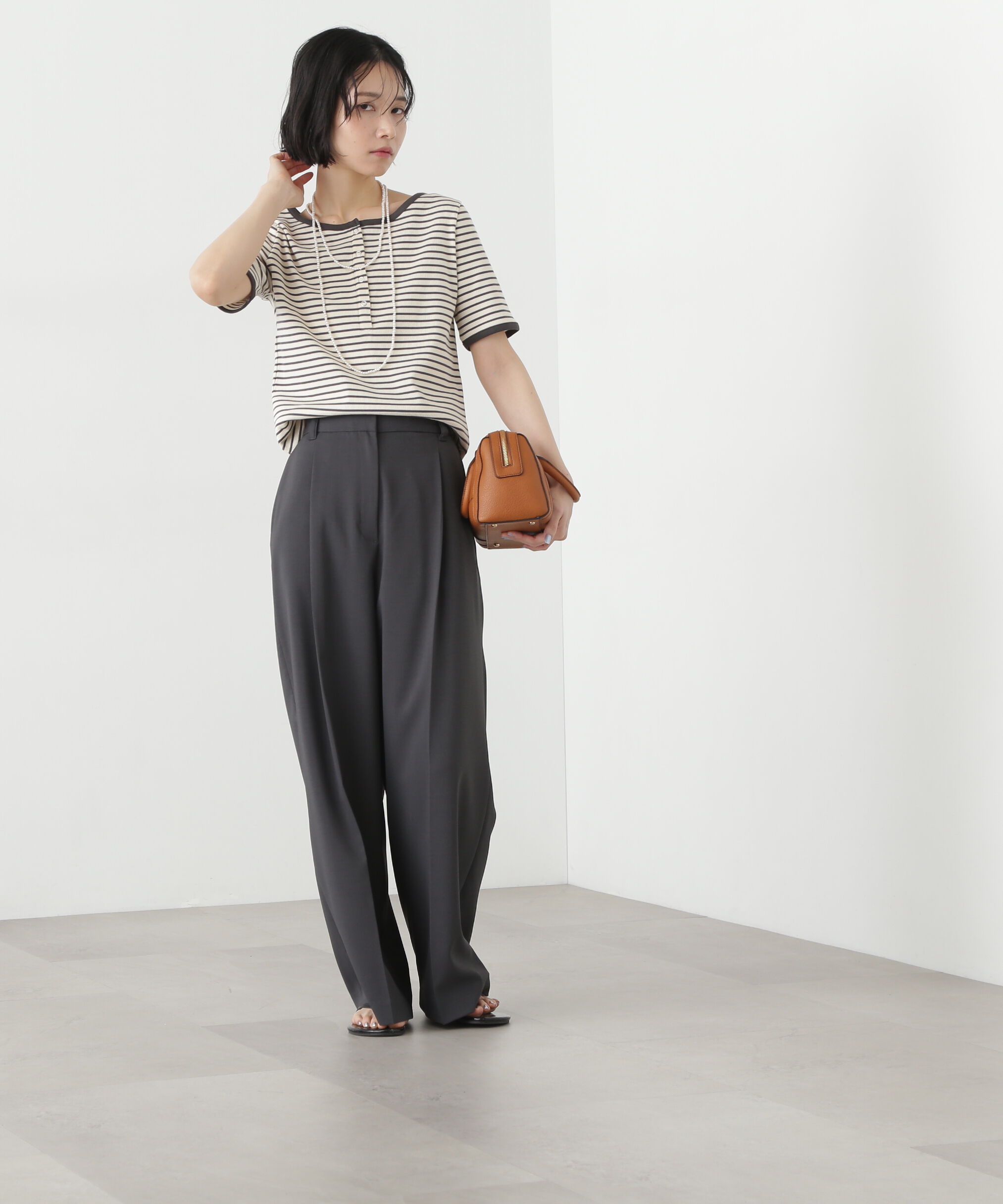  「ライトタックワイドパンツ」|その他|