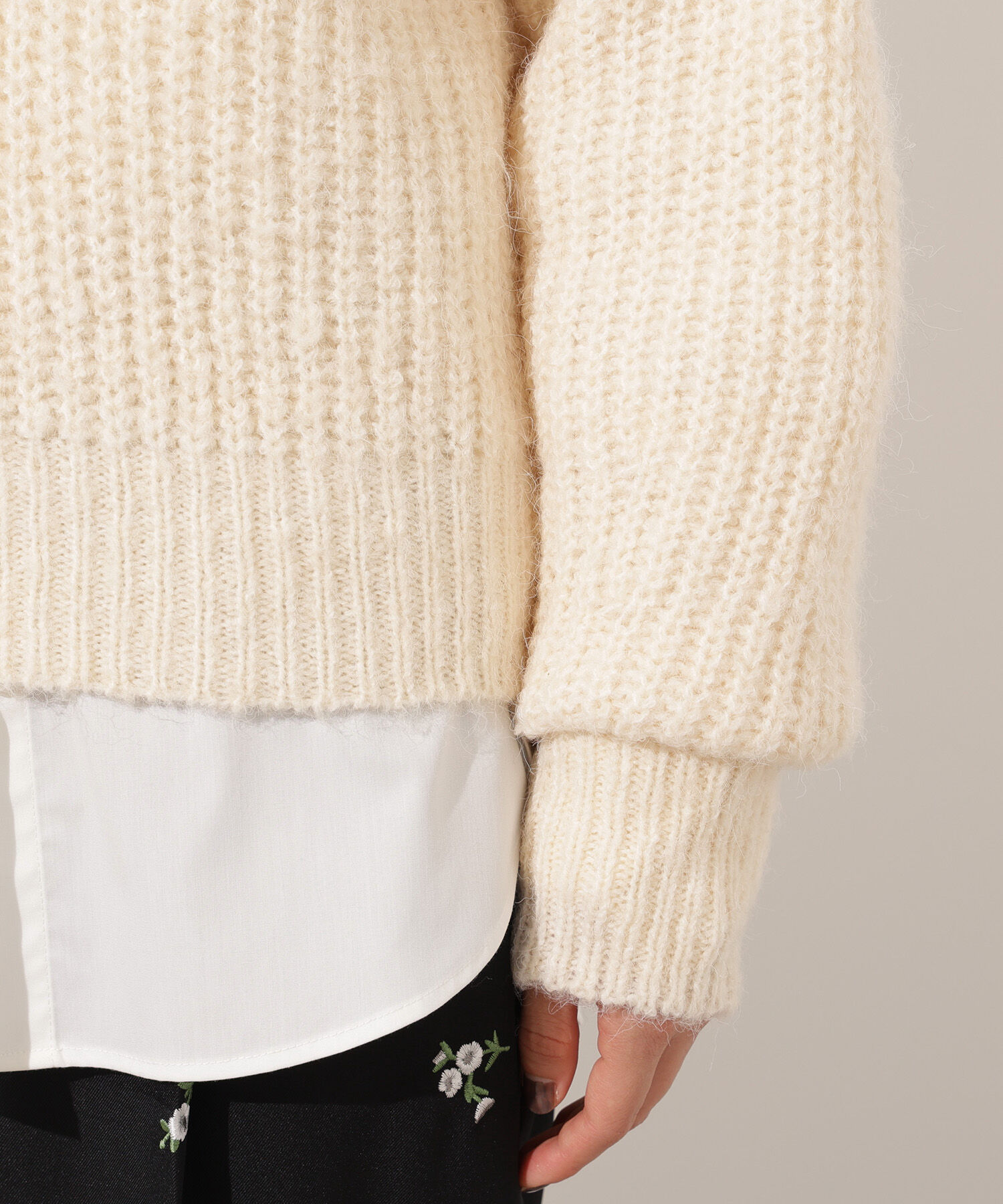  「Vネックオーバーニット」|ニット・セーター|