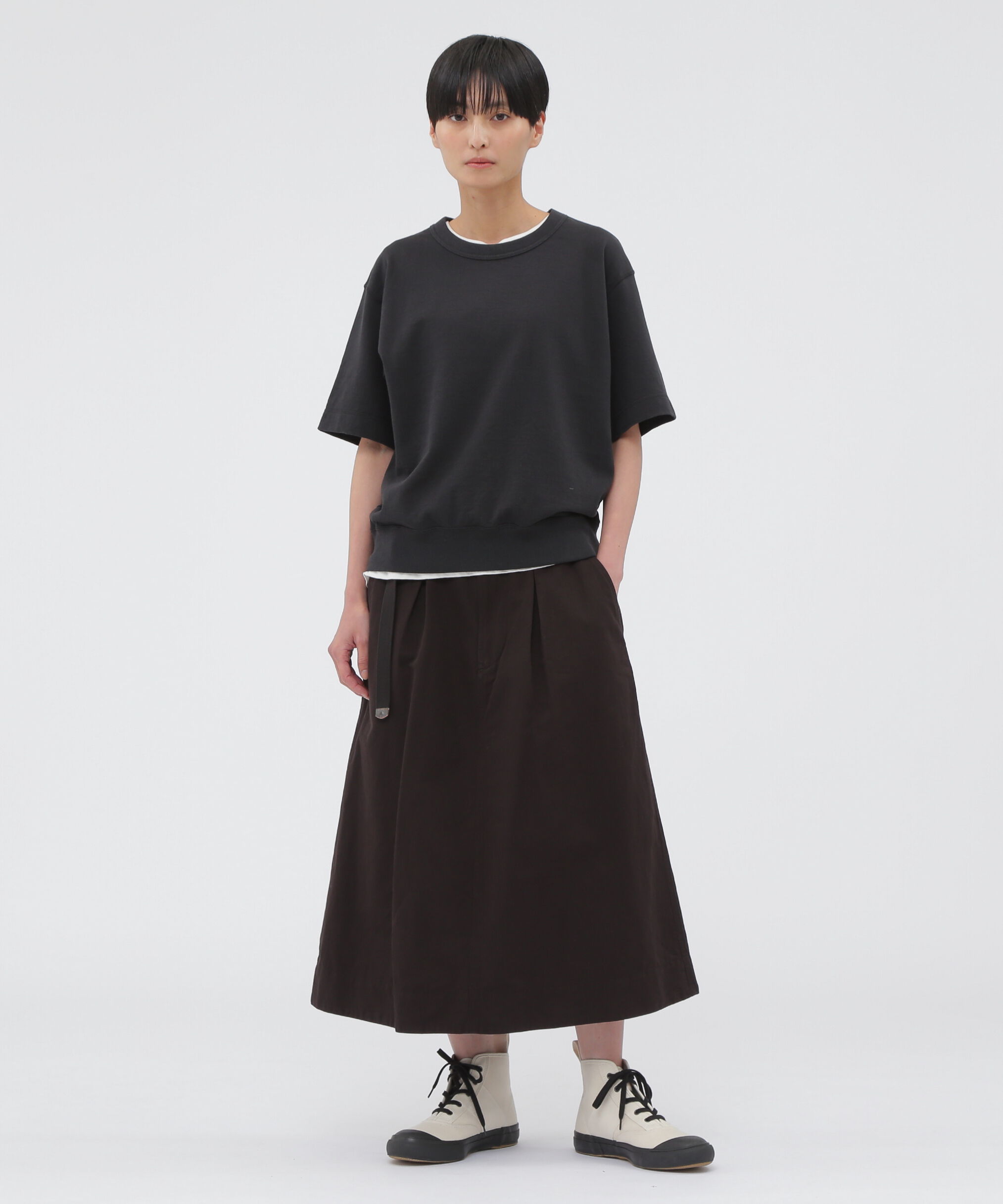 MHL.「DRY LIGHT LOOPBACK JERSEY TOP」|Tシャツ・カットソー|