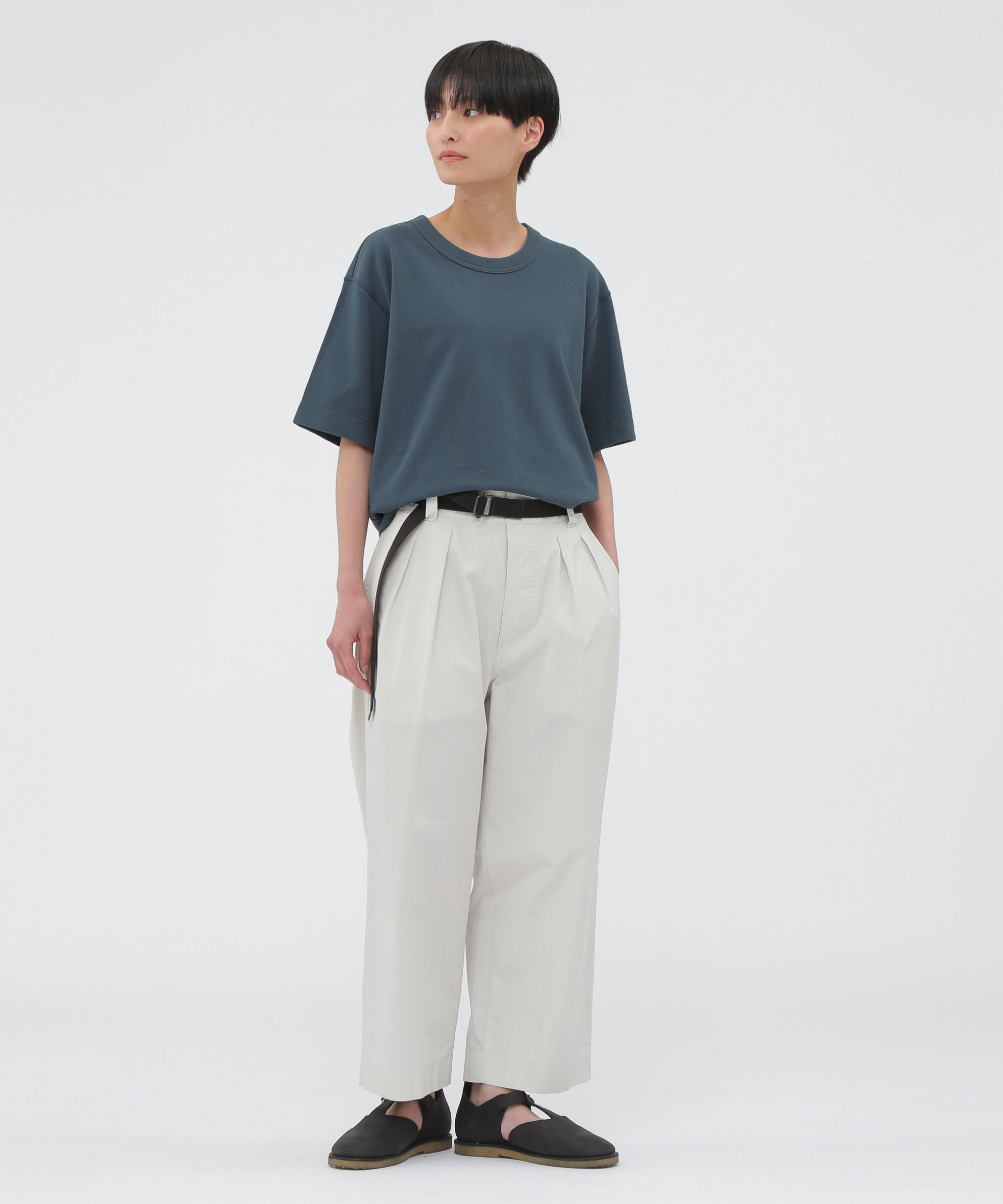MHL.「DRY LIGHT LOOPBACK JERSEY TOP」|Tシャツ・カットソー|