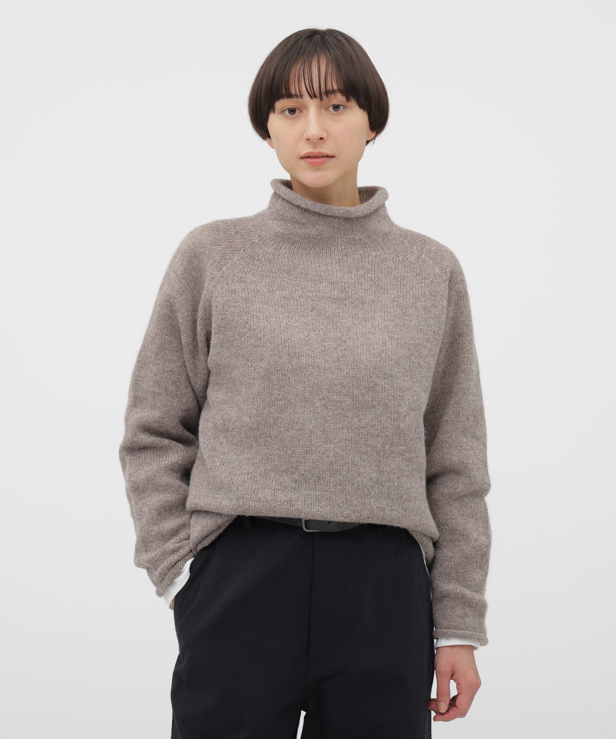 MHL.「DRY WOOL KNITWEAR」|ニット・セーター|TAUPE6