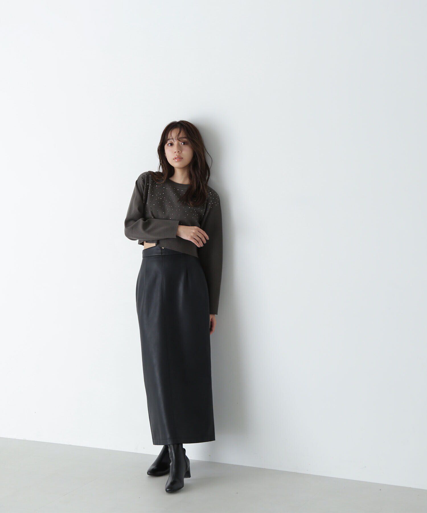  「ホットフィットショートニット　24AW」|ニット・セーター|