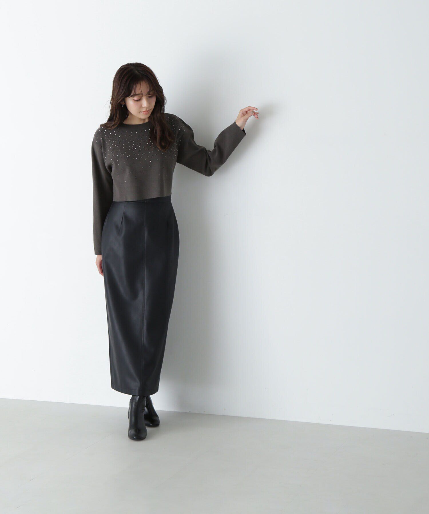  「ホットフィットショートニット　24AW」|ニット・セーター|