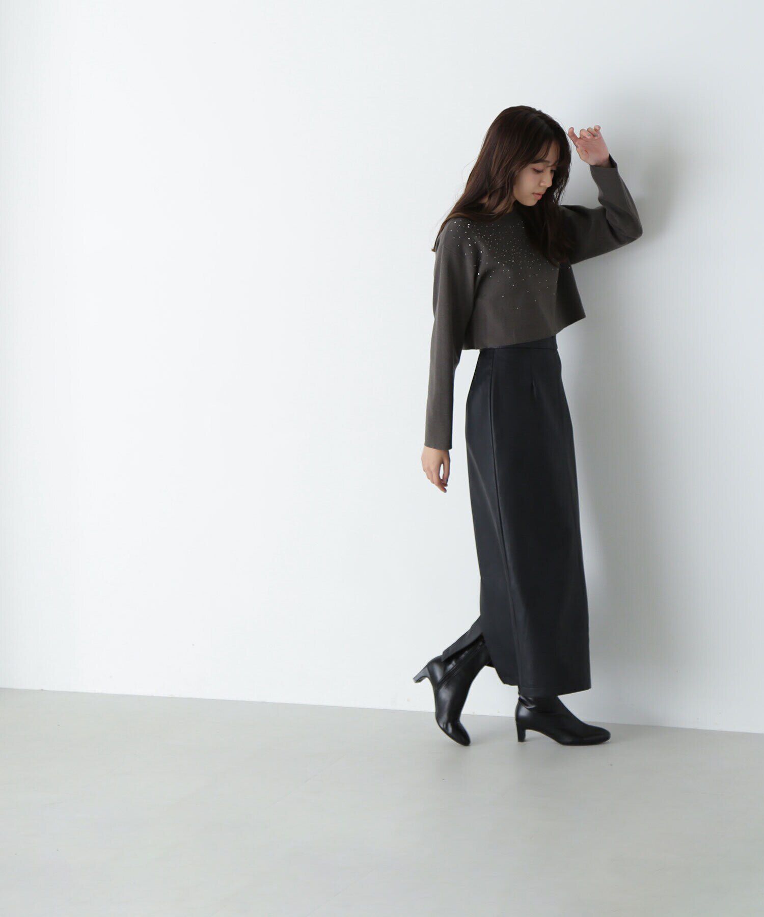  「ホットフィットショートニット　24AW」|ニット・セーター|