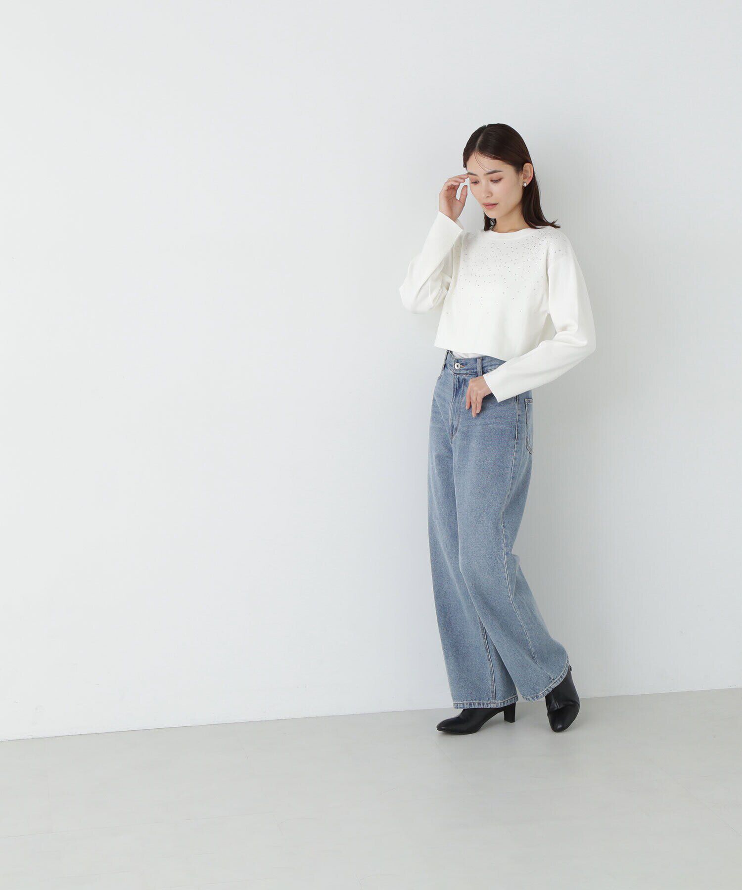  「ホットフィットショートニット　24AW」|ニット・セーター|