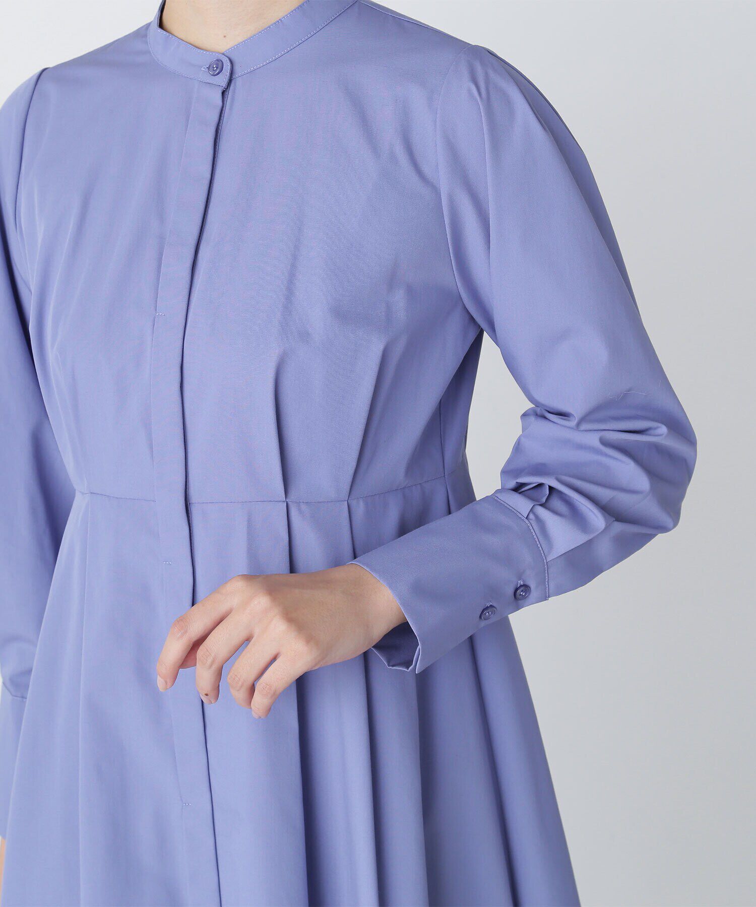  「ラメニットベスト＆シャツワンピース」|ワンピース|