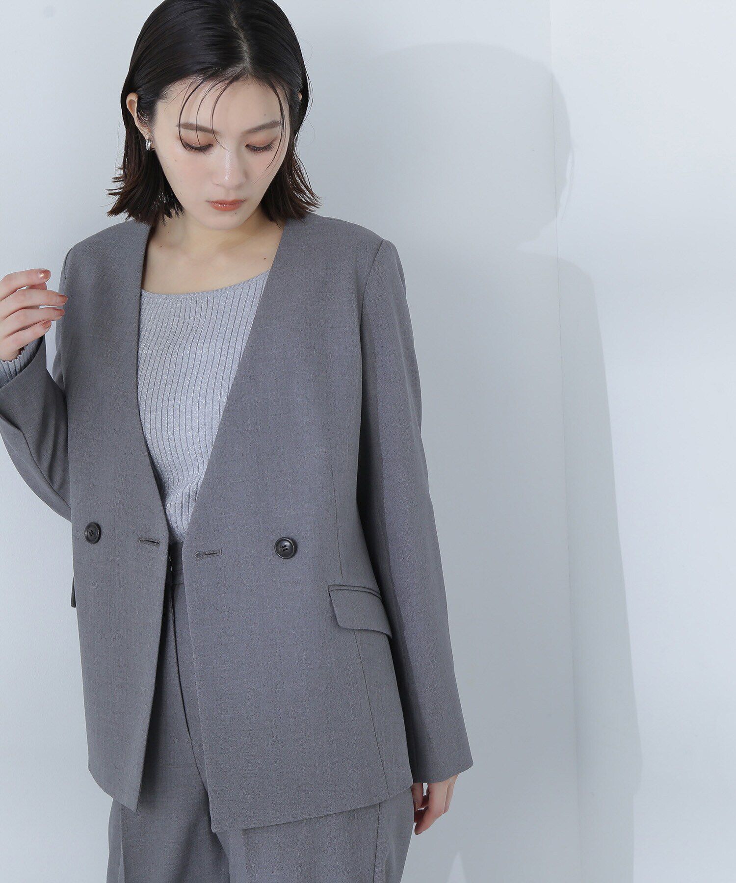  「クラッシー SETUP ノーカラージャケット」|その他|