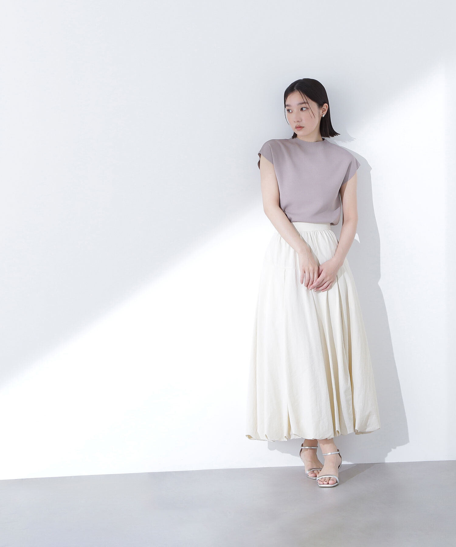  「総針ベーシックシリーズ モックネックニット」|ニット・セーター|