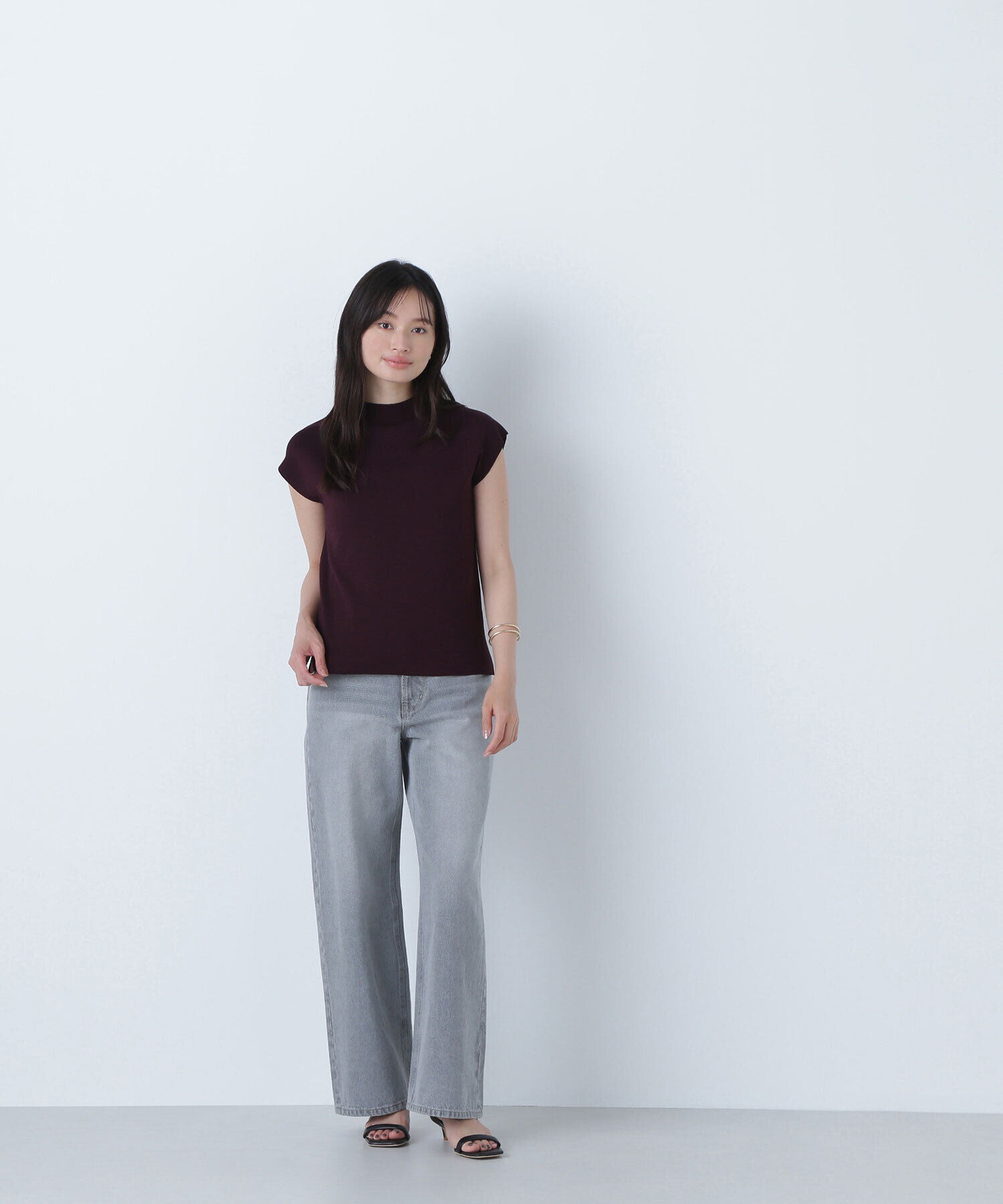  「総針ベーシックシリーズ モックネックニット」|ニット・セーター|