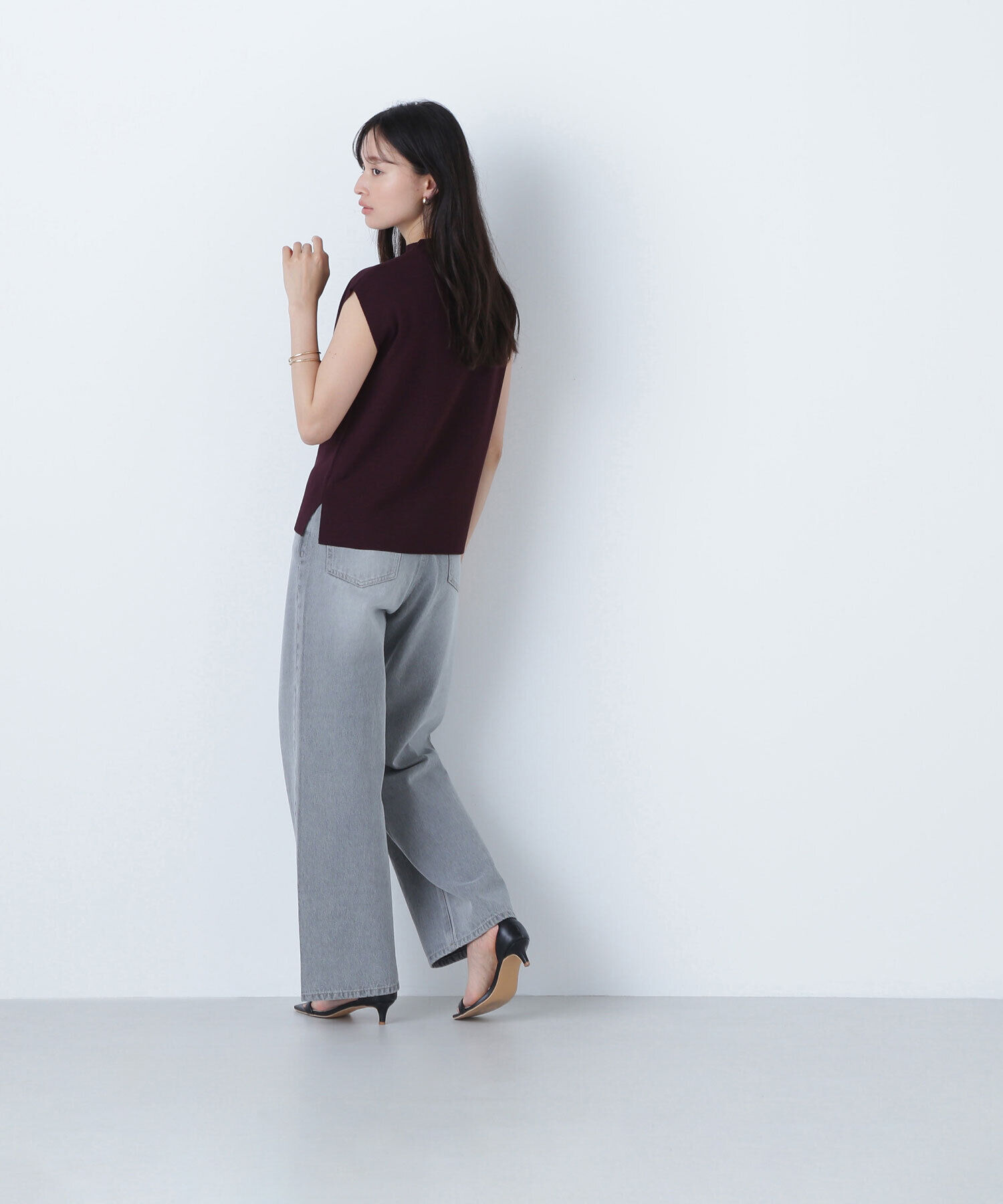  「総針ベーシックシリーズ モックネックニット」|ニット・セーター|