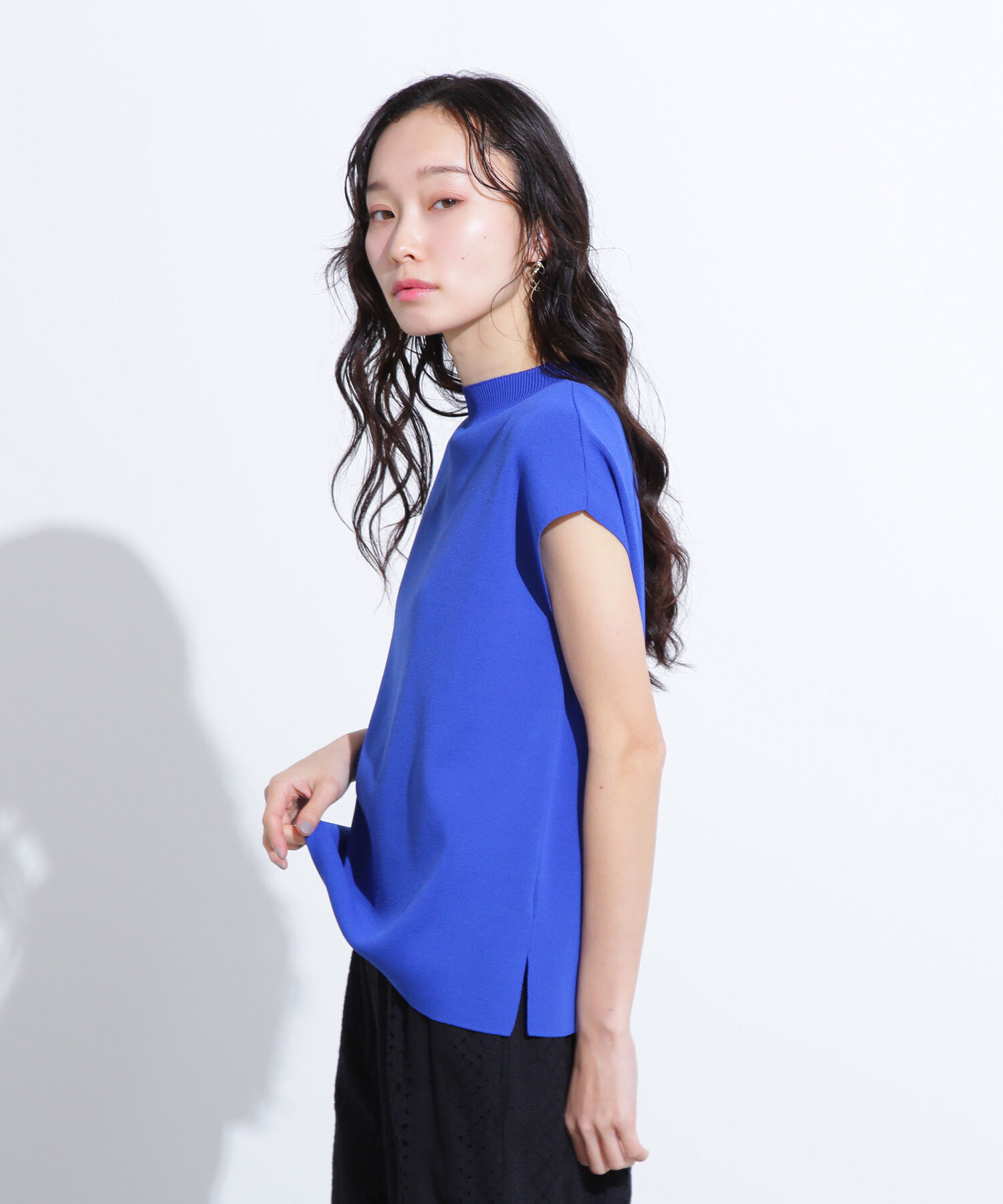  「総針ベーシックシリーズ モックネックニット」|ニット・セーター|