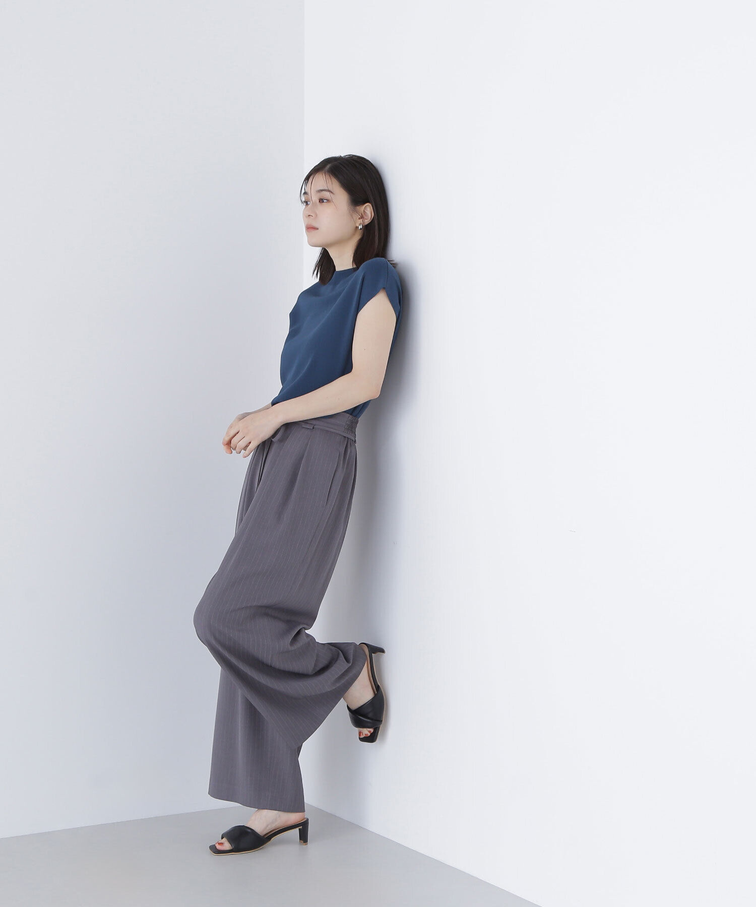  「総針ベーシックシリーズ モックネックニット」|ニット・セーター|