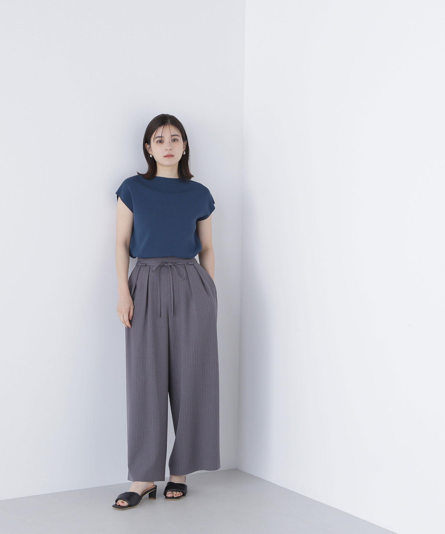  「総針ベーシックシリーズ モックネックニット」|ニット・セーター|