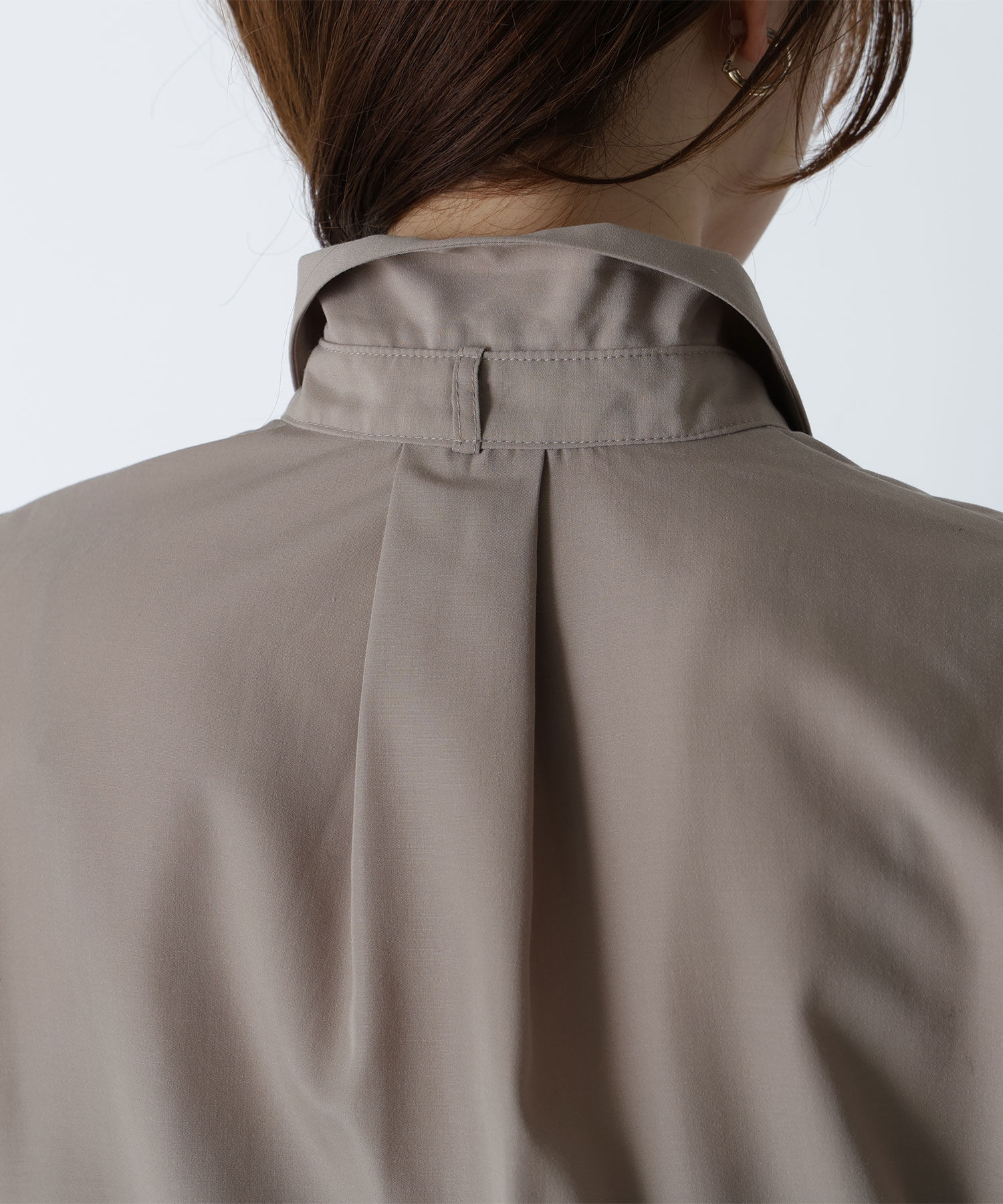  「シャツカラーリボンブラウス」|シャツ・ブラウス|