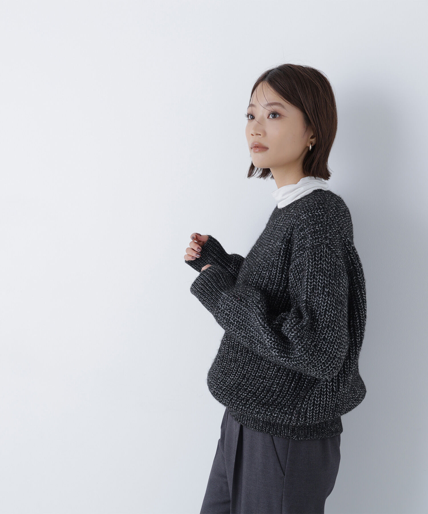  「ローゲージボクシーニット」|ニット・セーター|